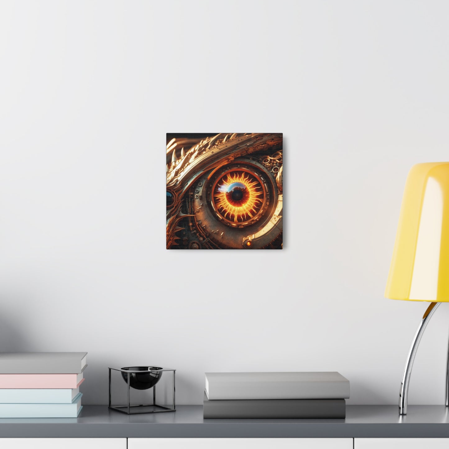 Steampunk Dragon's Eye NFT Art Canvas Gallery Wraps