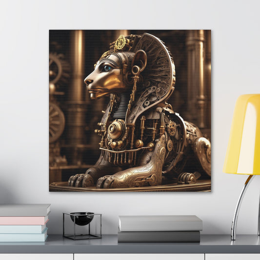 Steampunk Sphinx NFT Art Canvas Gallery Wraps