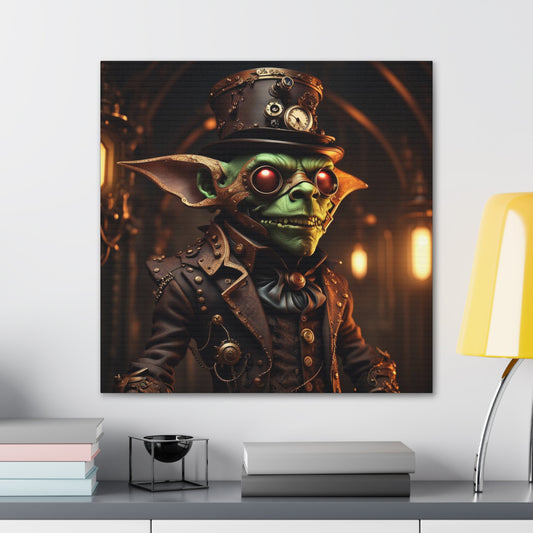 Steampunk Goblin NFT Art Canvas Gallery Wraps