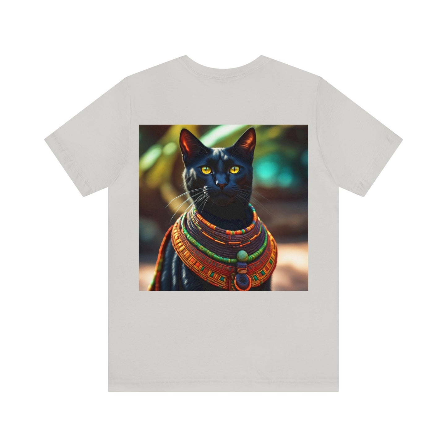 African Chief Cat Profession NFT Art Unisex Jersey Short Sleeve Tee