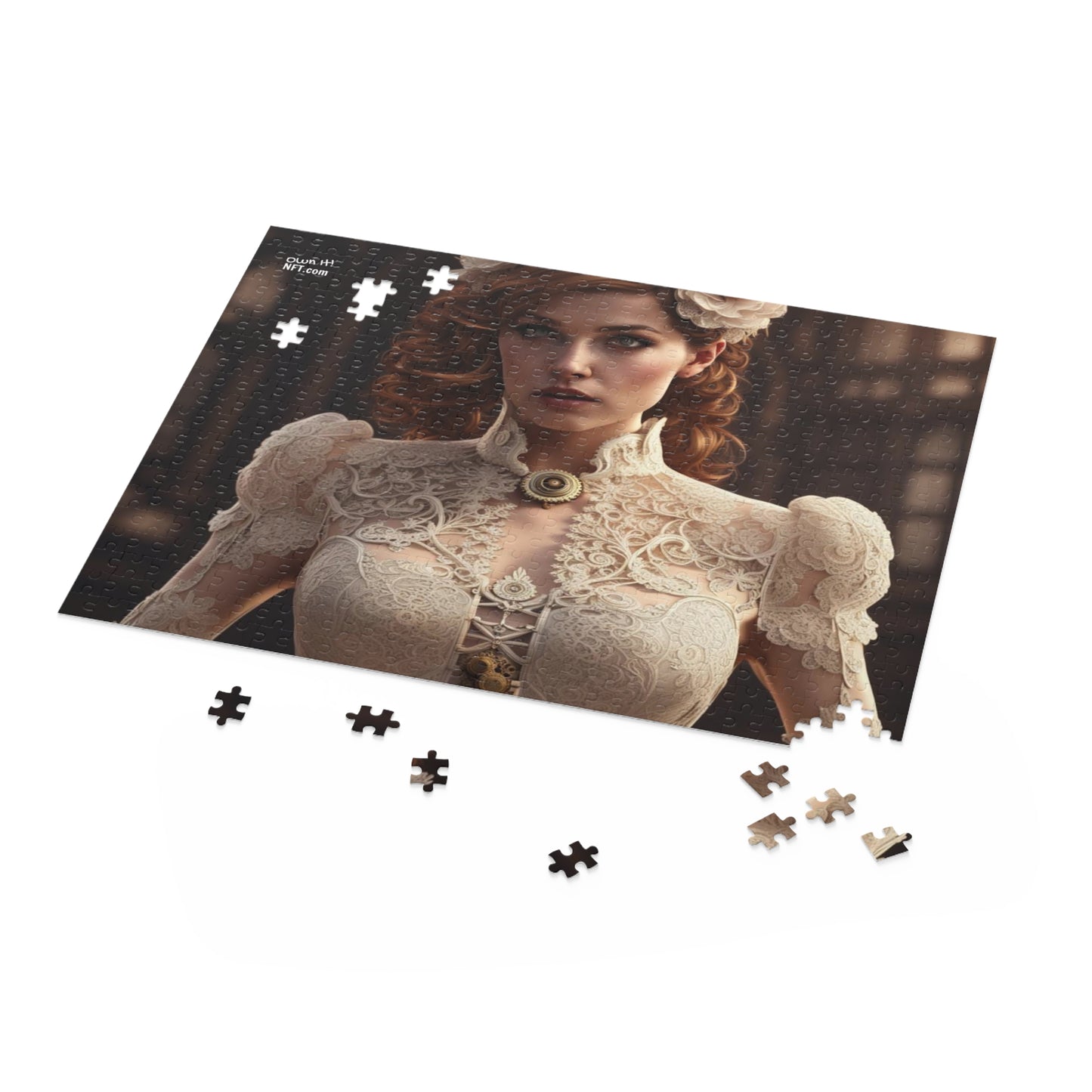 Steampunk Wedding Dress NFT Art Collection Puzzle (120, 252, 500-Piece)