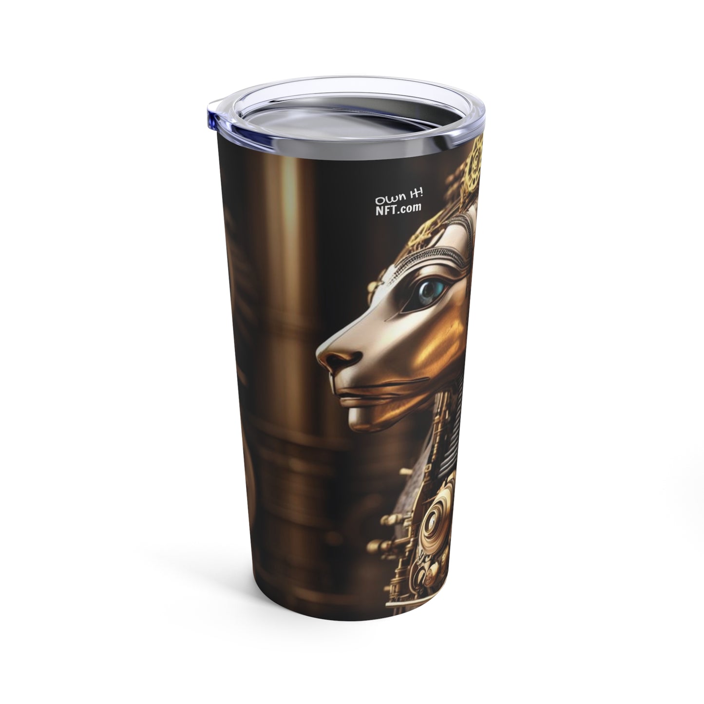 Steampunk Sphinx NFT Art Tumbler 20oz