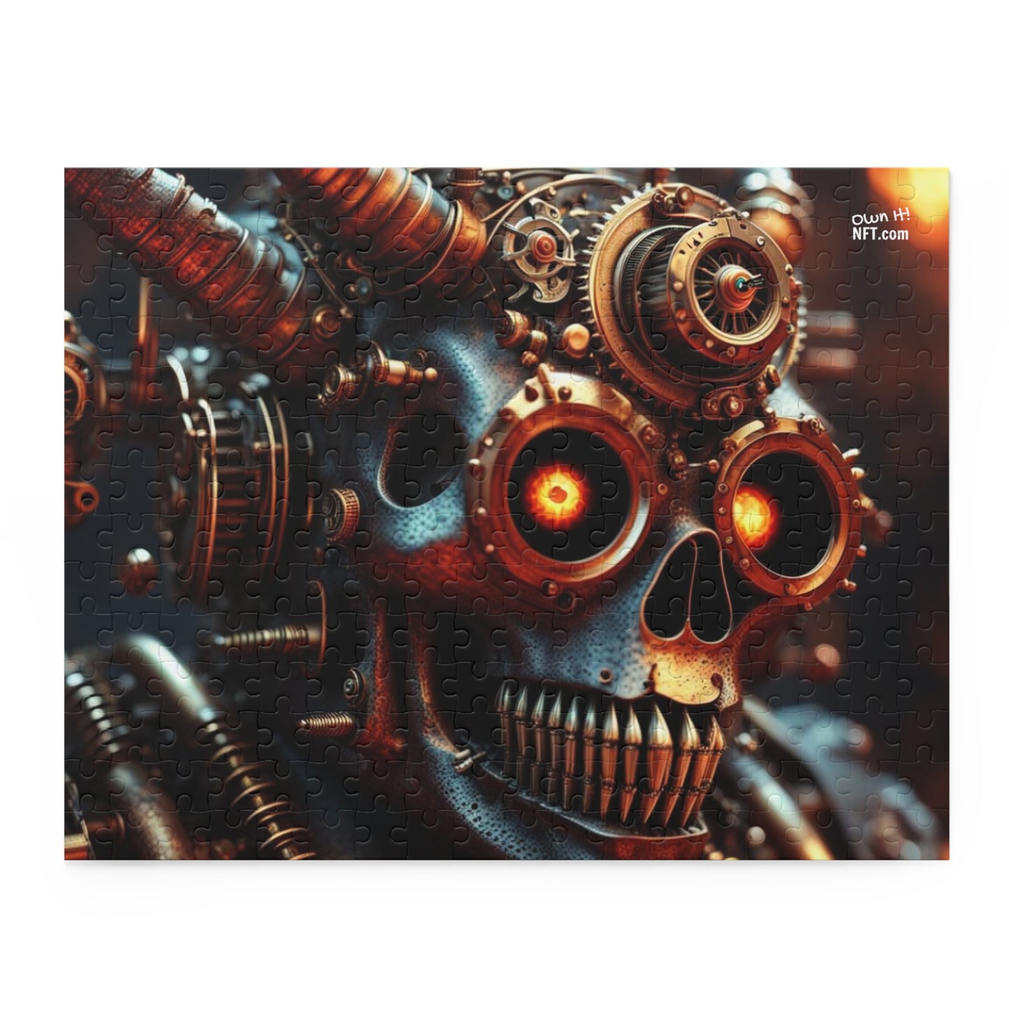 Steampunk Devil NFT Art Collection Puzzle (120, 252, 500-Piece)