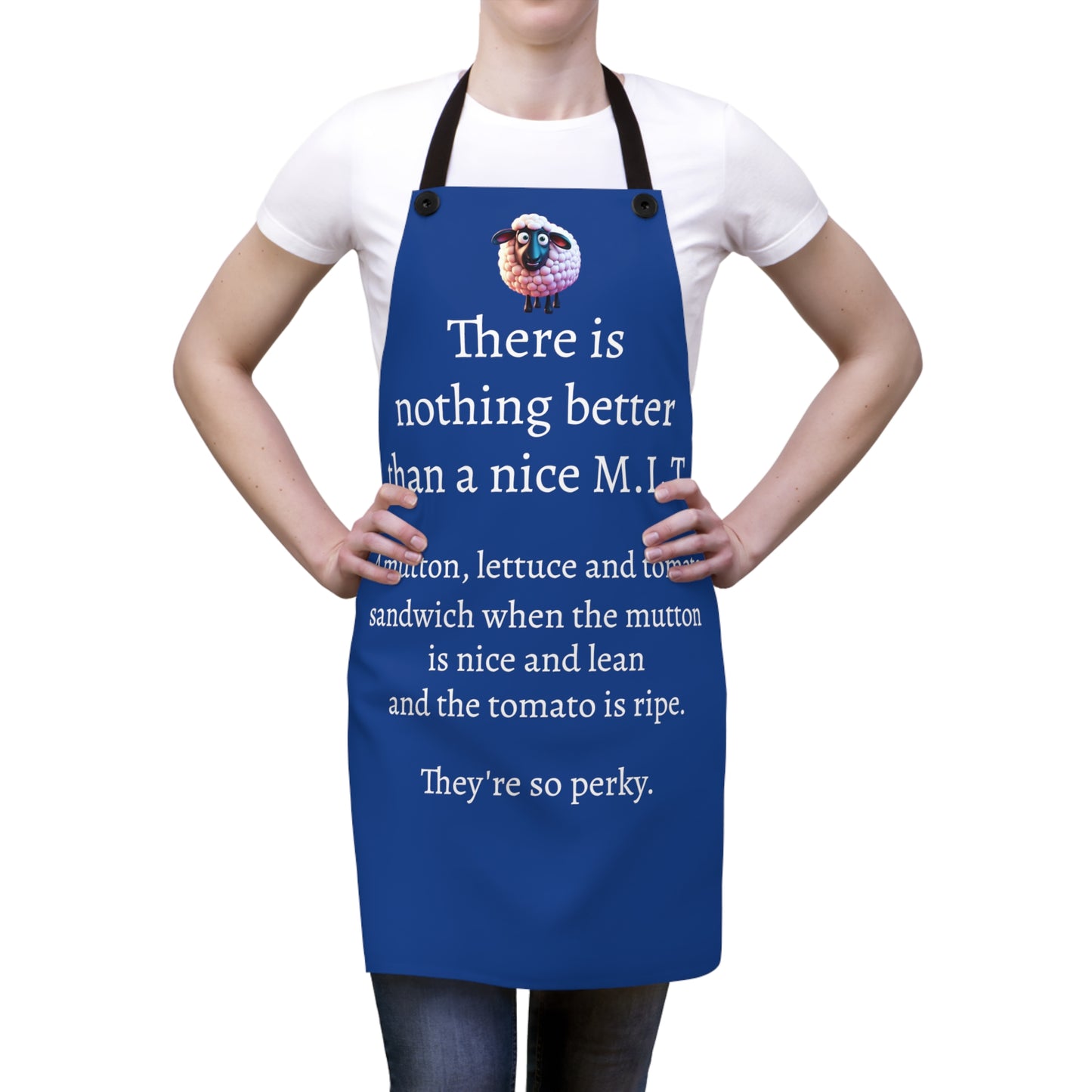 The "M.L.T." Apron from the In the Know Collection