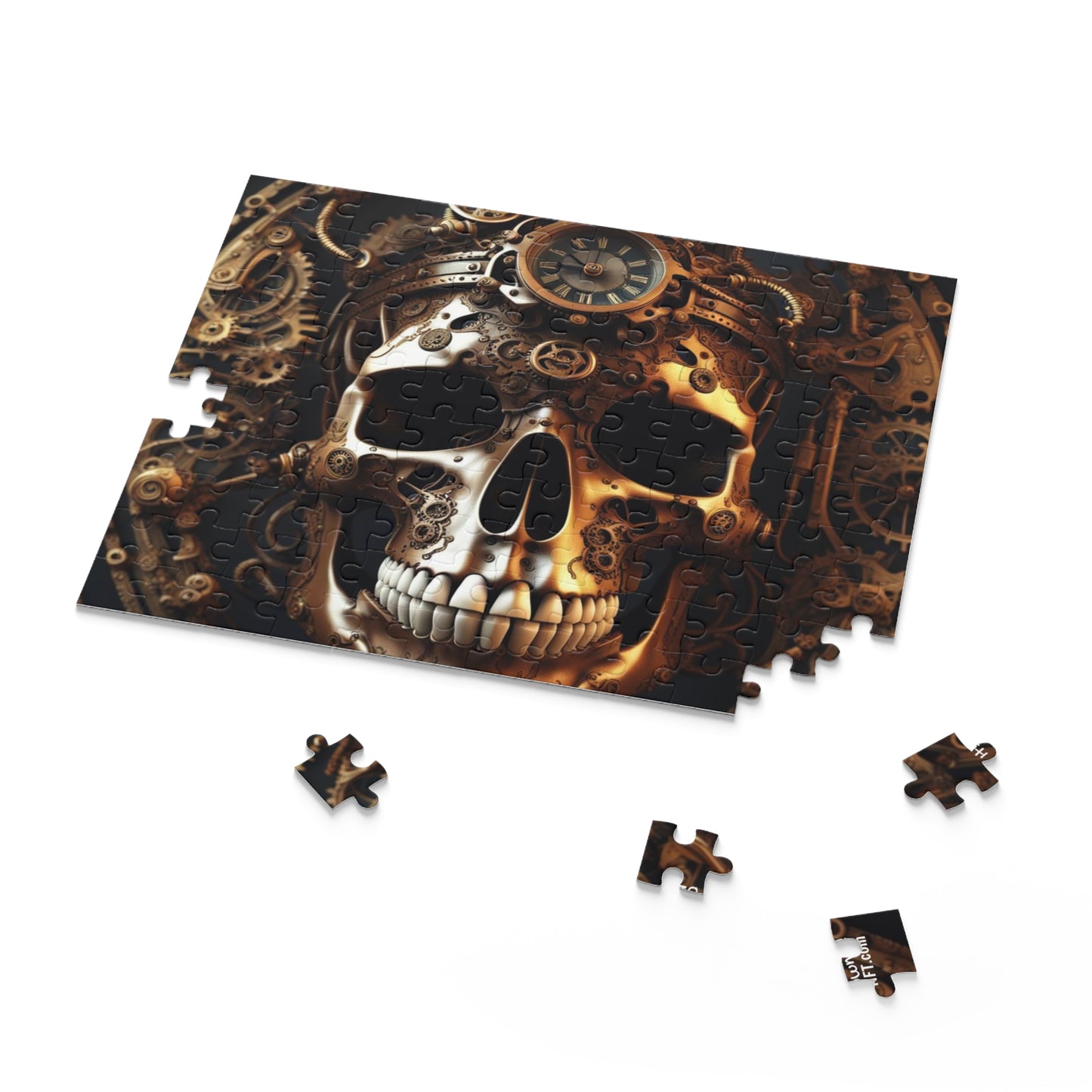 Steampunk Skull NFT Art Collection Puzzle (120, 252, 500-Piece)