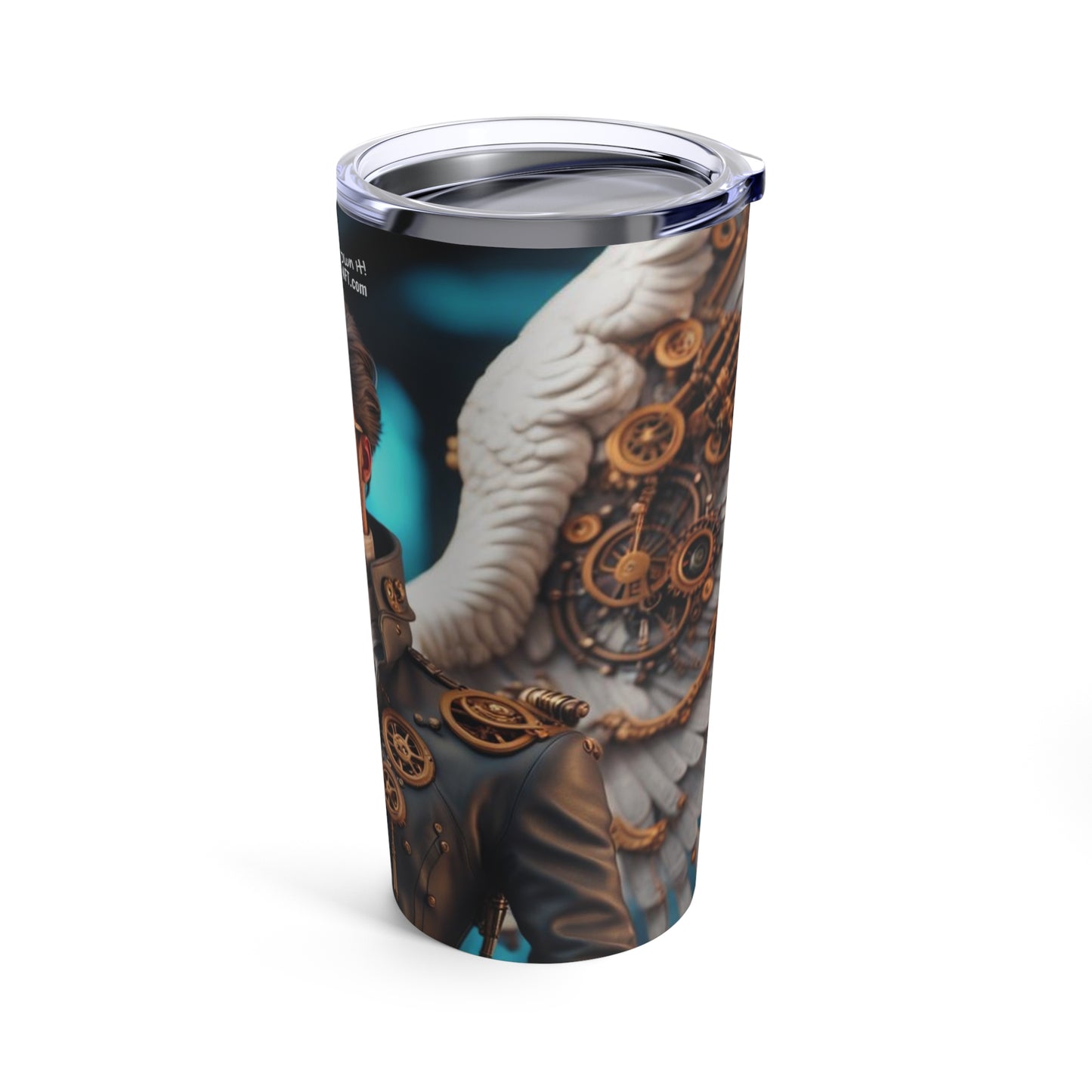 Steampunk Angel NFT Art Tumbler 20oz