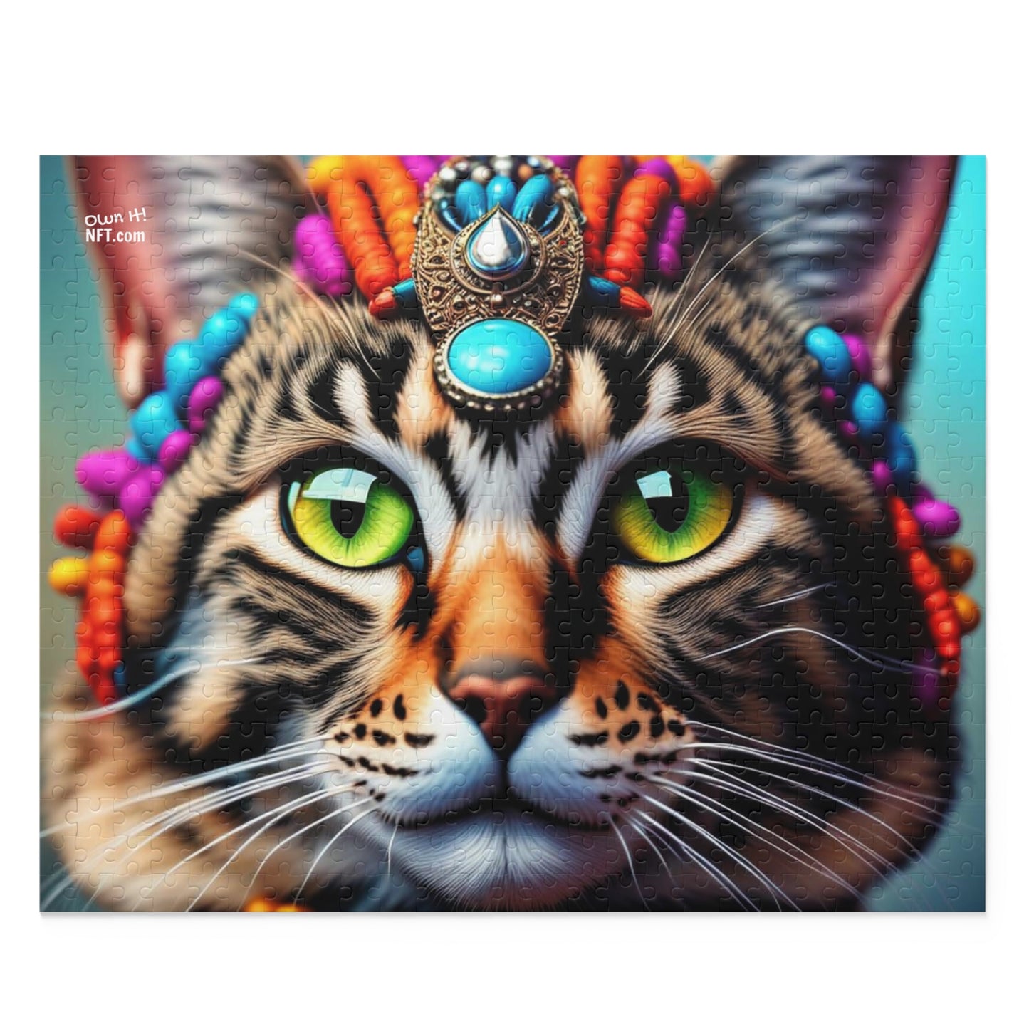 India Princess Cat Profession NFT Art Collection Puzzle (120, 252, 500-Piece)