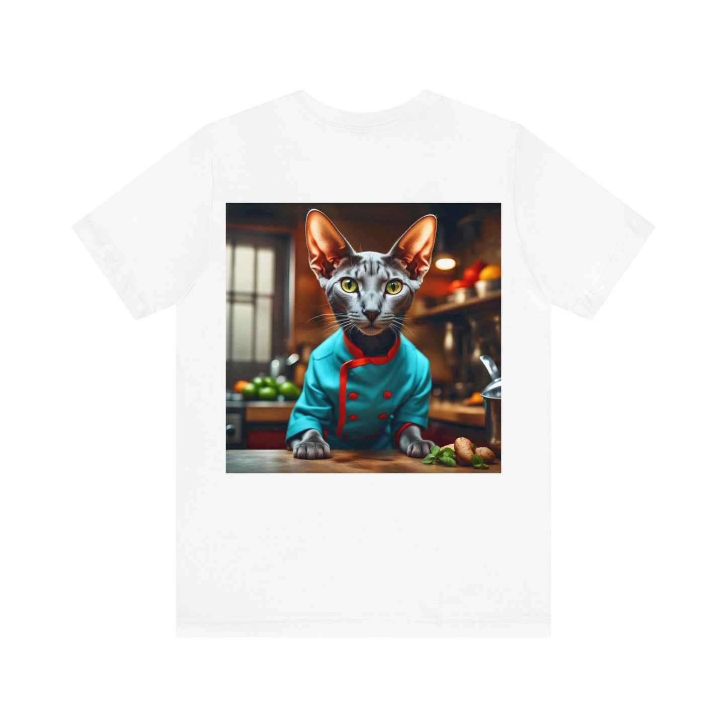 Head Chef Cat Profession NFT Art Unisex Jersey Short Sleeve Tee