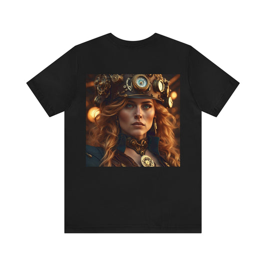 Steampunk Egyptian Goddess Freyja NFT Unisex Jersey Short Sleeve Tee T-Shirt