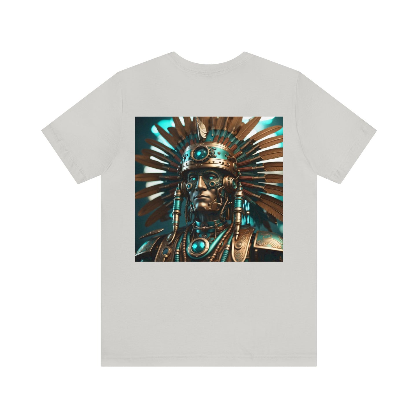 Steampunk American Indian Chief NFT Unisex Jersey Short Sleeve Tee T-Shirt