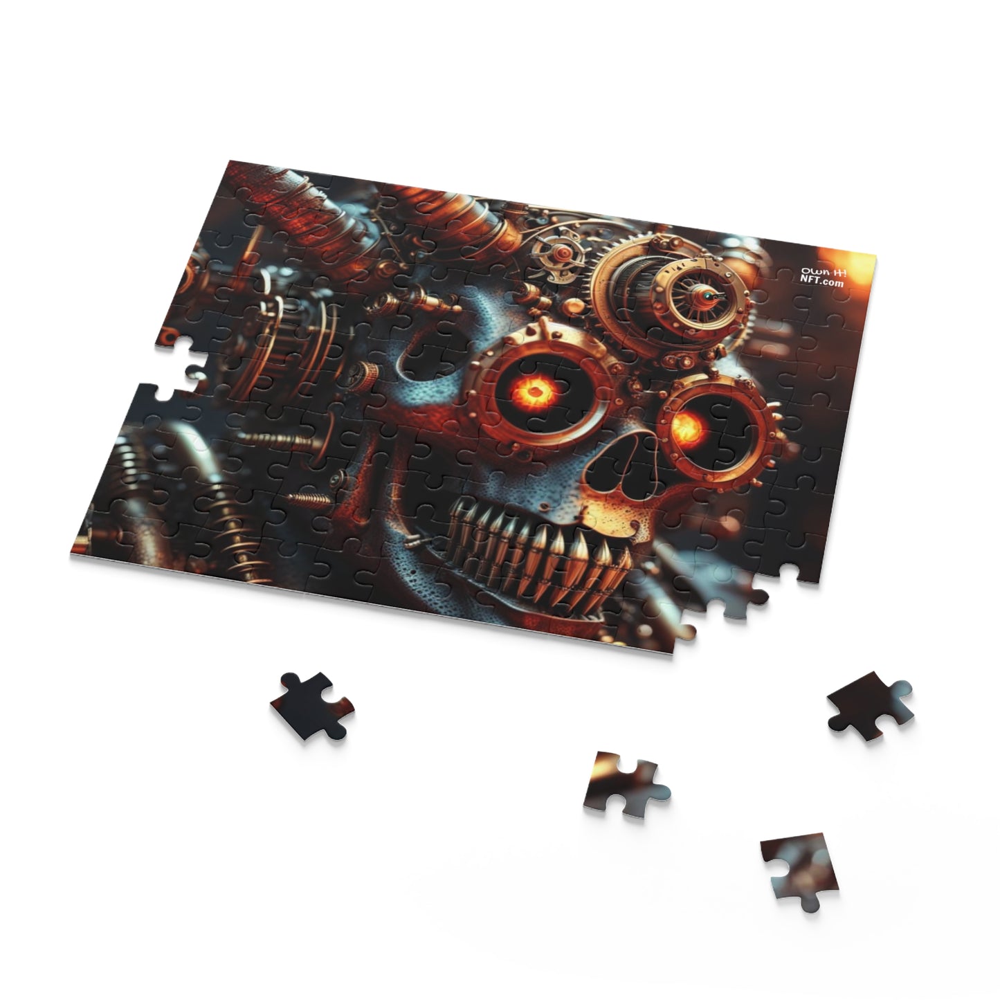 Steampunk Devil NFT Art Collection Puzzle (120, 252, 500-Piece)