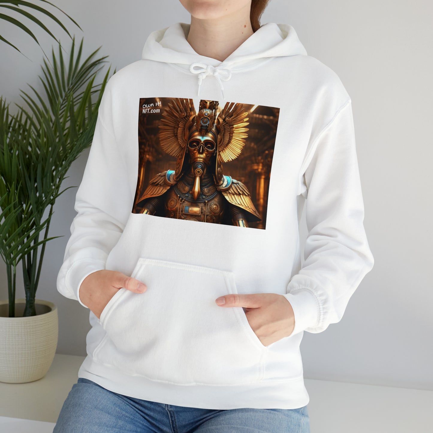 Steampunk Afterlife NFT Art Unisex Heavy Blend™ Hooded Sweatshirt