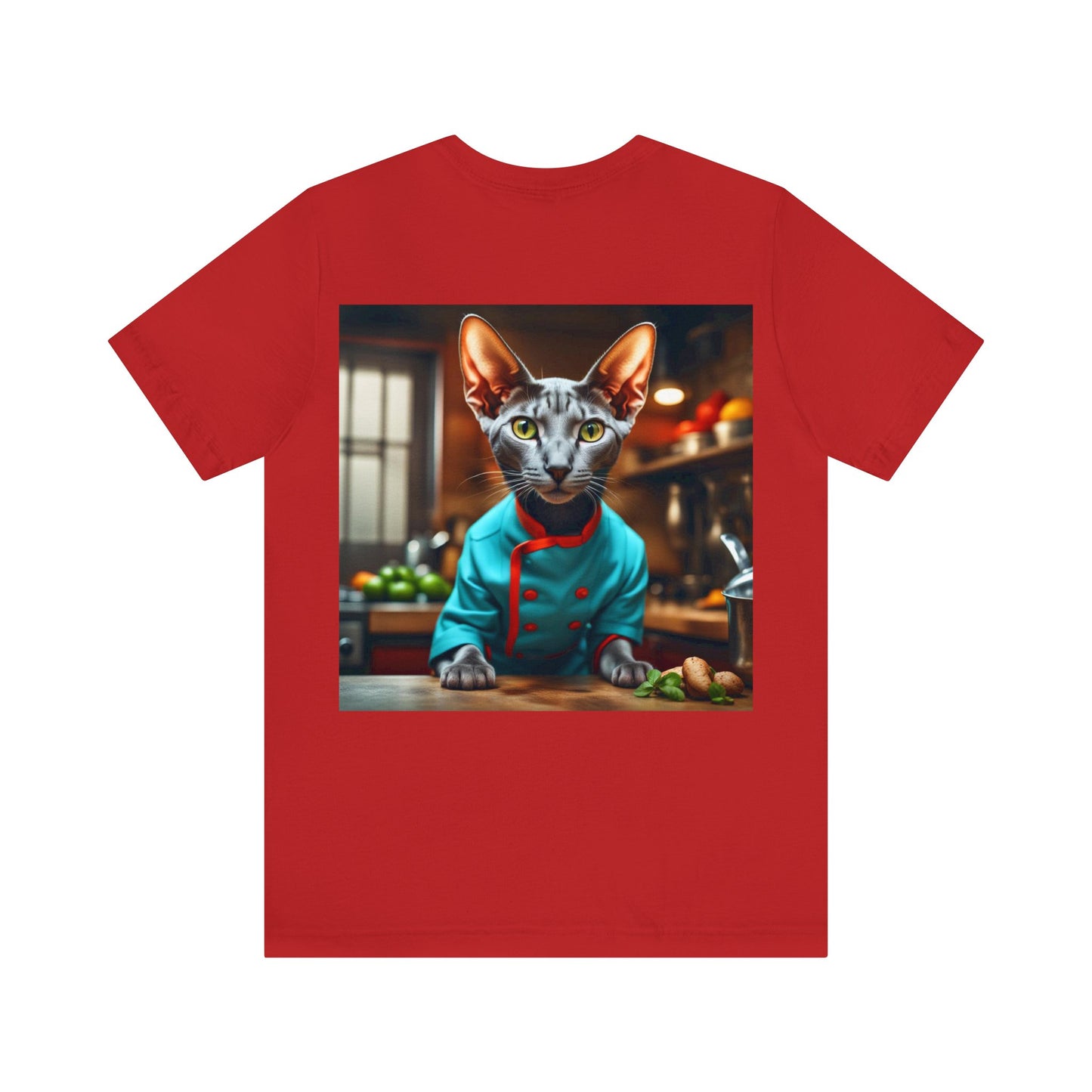 Head Chef Cat Profession NFT Art Unisex Jersey Short Sleeve Tee