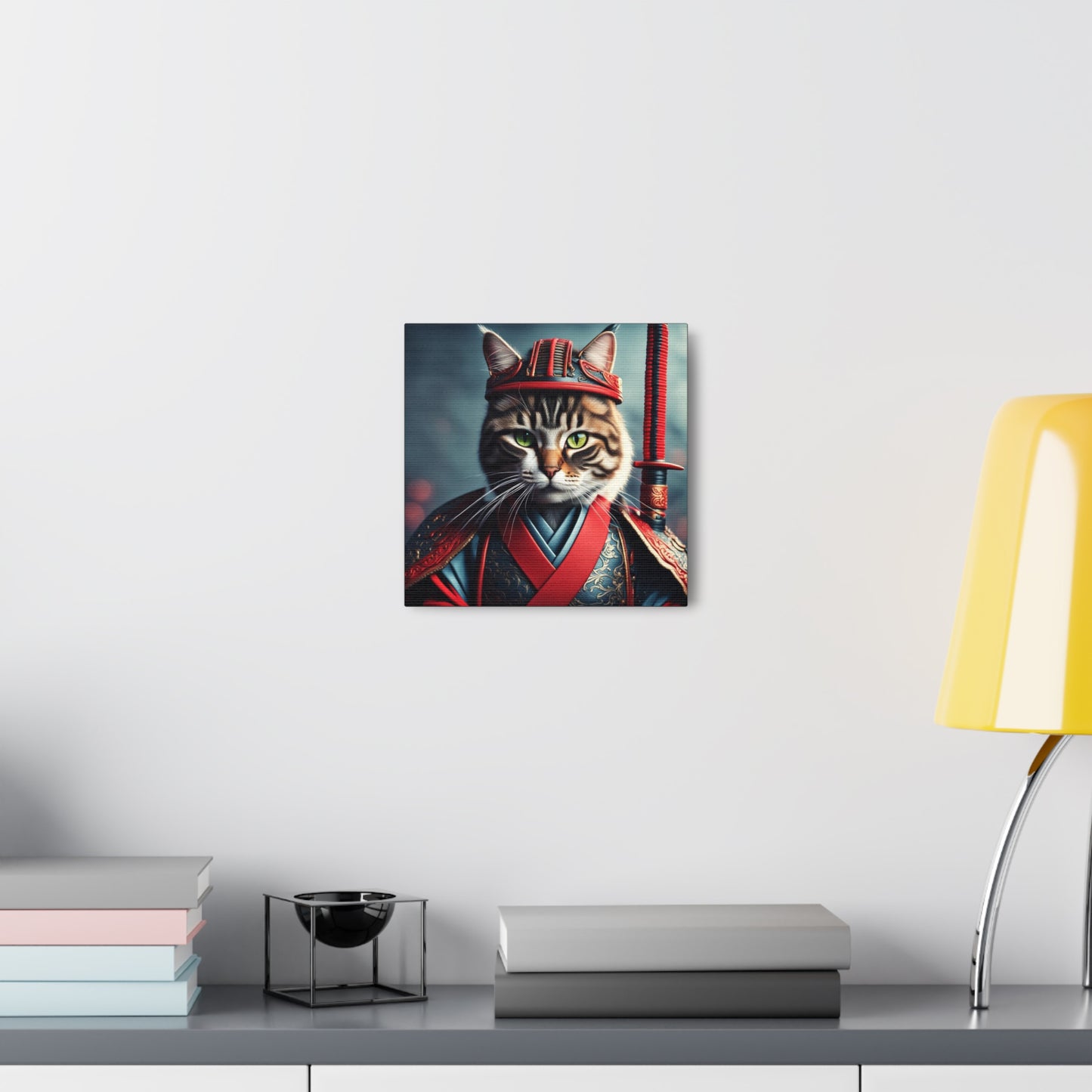 The Samurai Cat Profession NFT Art Canvas Gallery Wraps