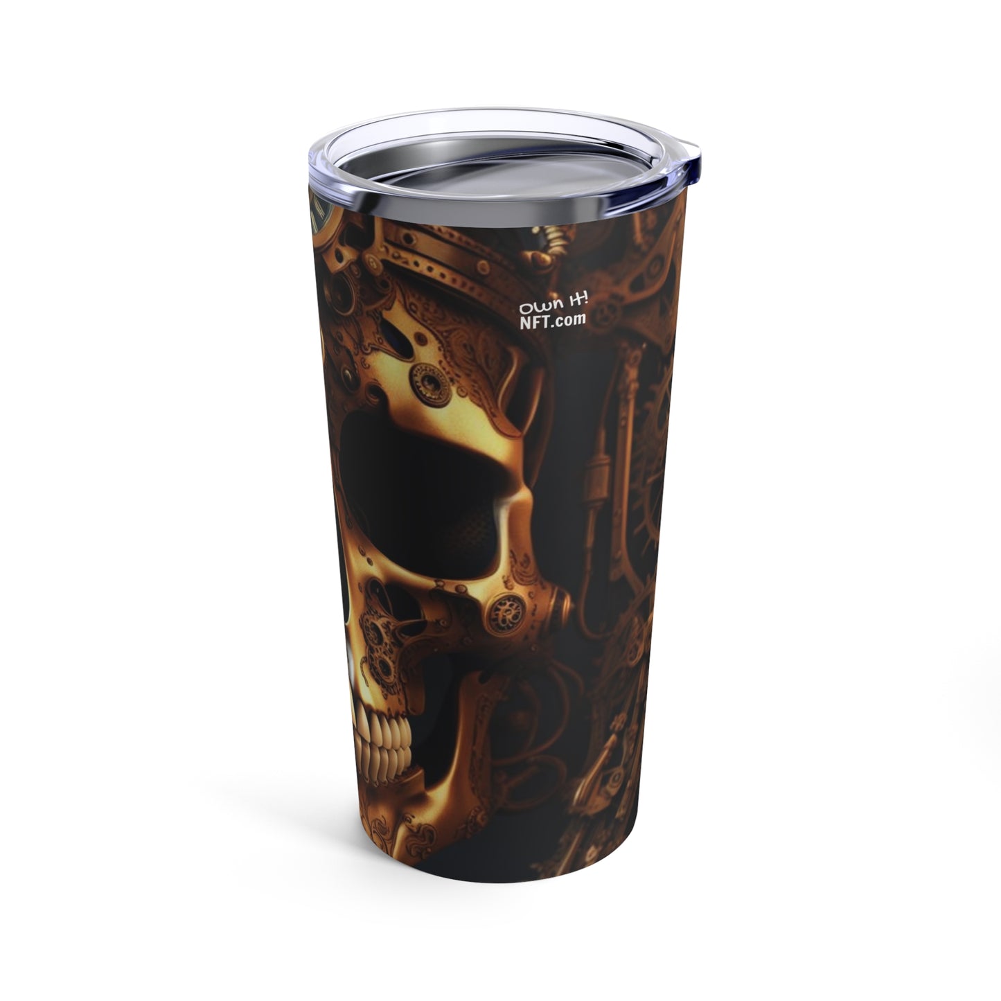 Steampunk Skull NFT Art Tumbler 20oz