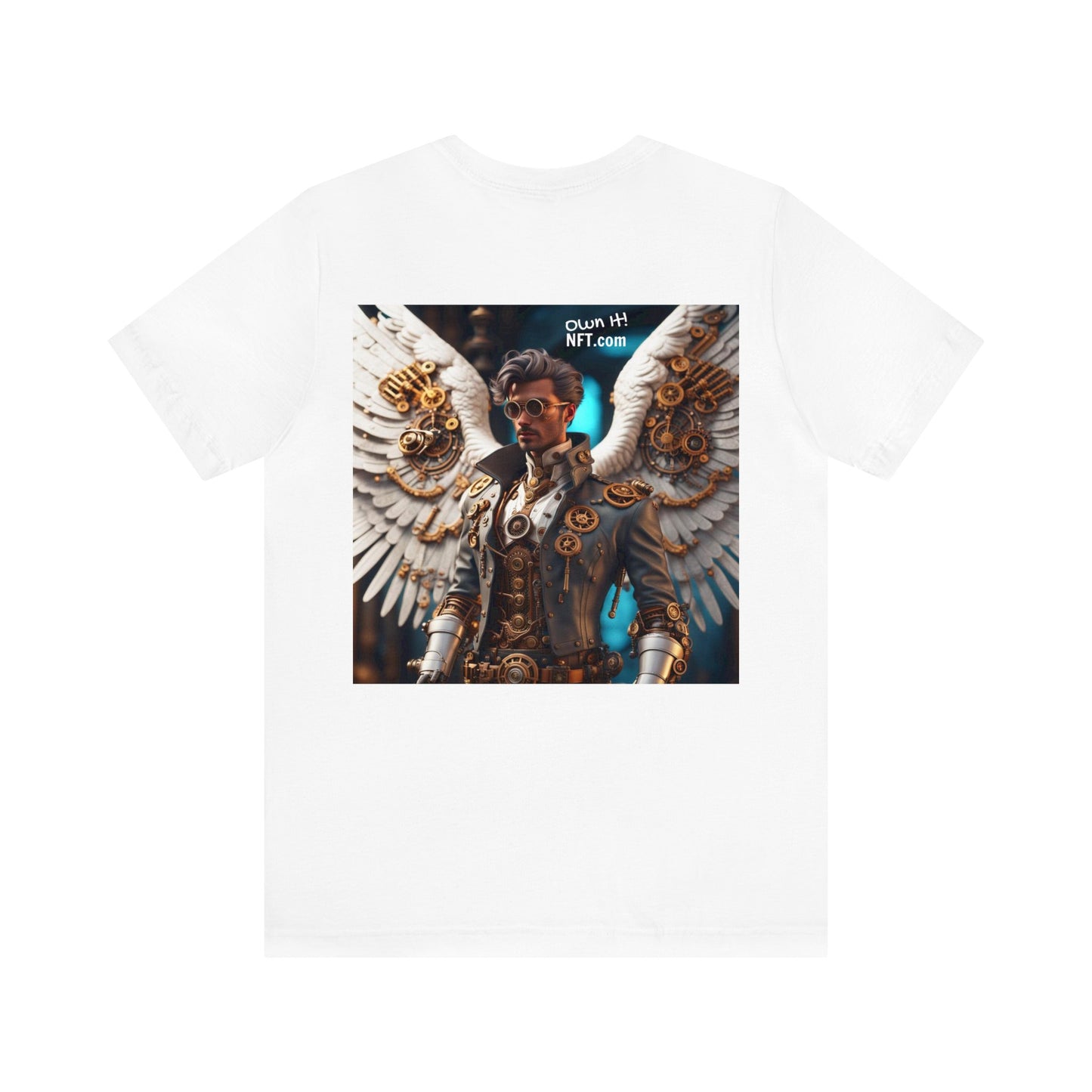 Steampunk Angel NFT Unisex Jersey Short Sleeve Tee T-Shirt