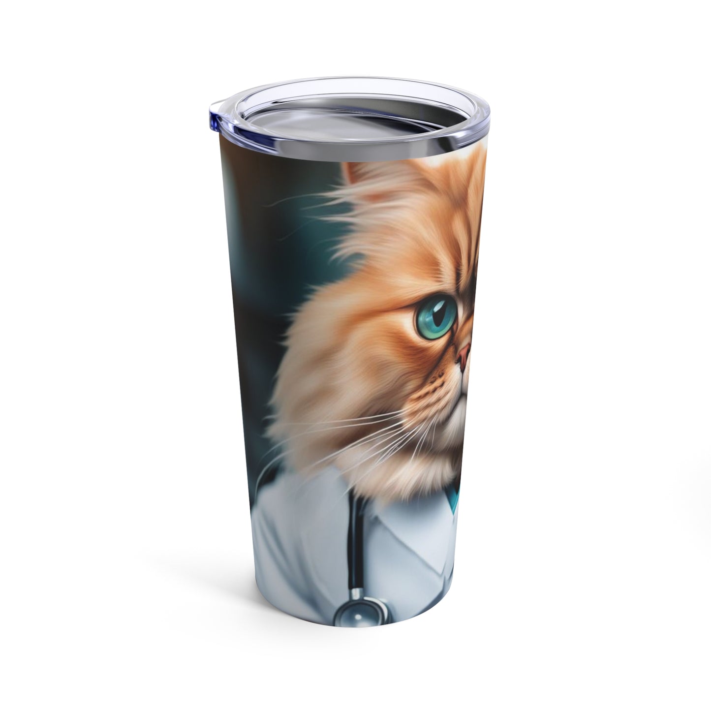 The Nurse Cat Profession NFT Art Tumbler 20oz