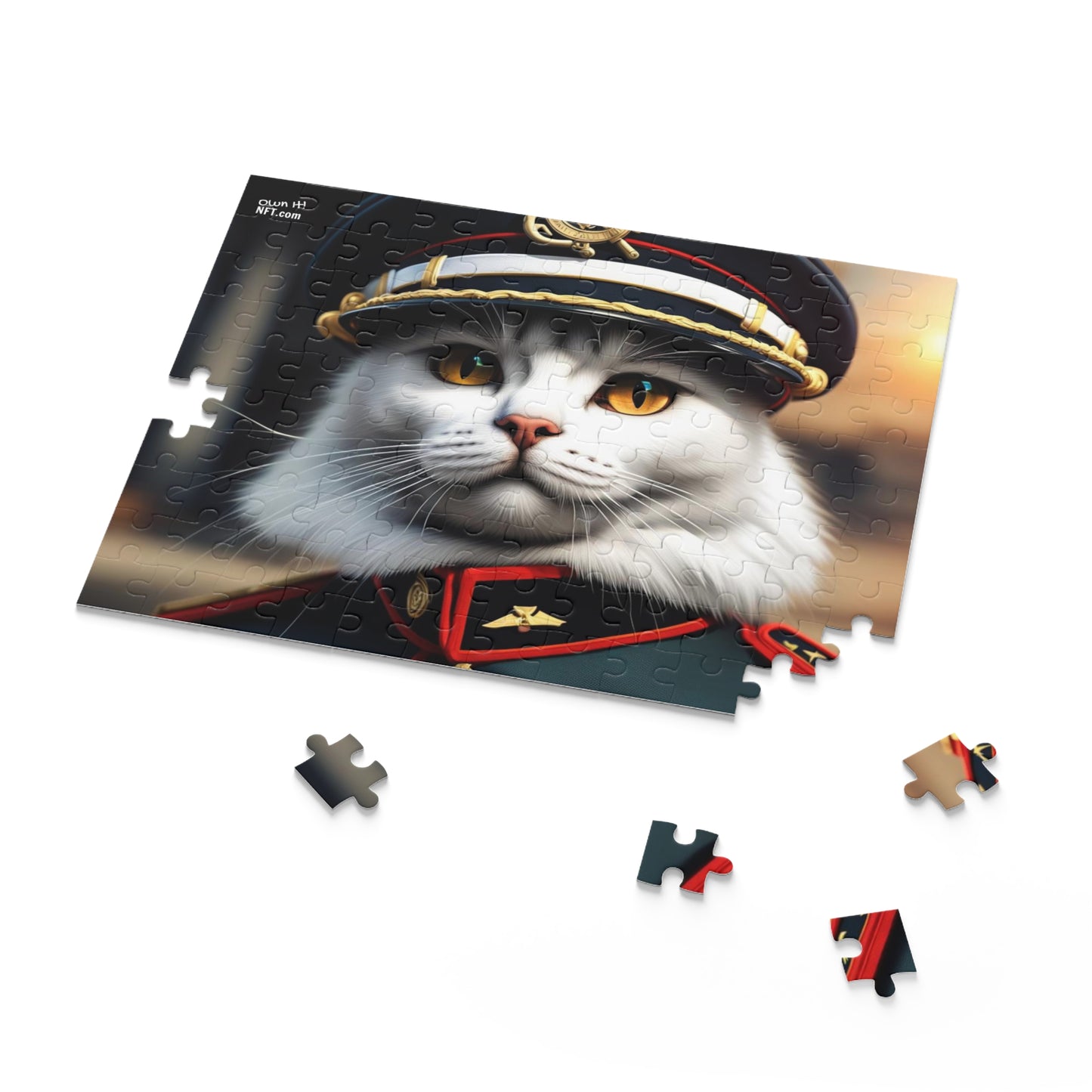 Officer Cat Profession NFT Art Collection Puzzle (120, 252, 500-Piece)