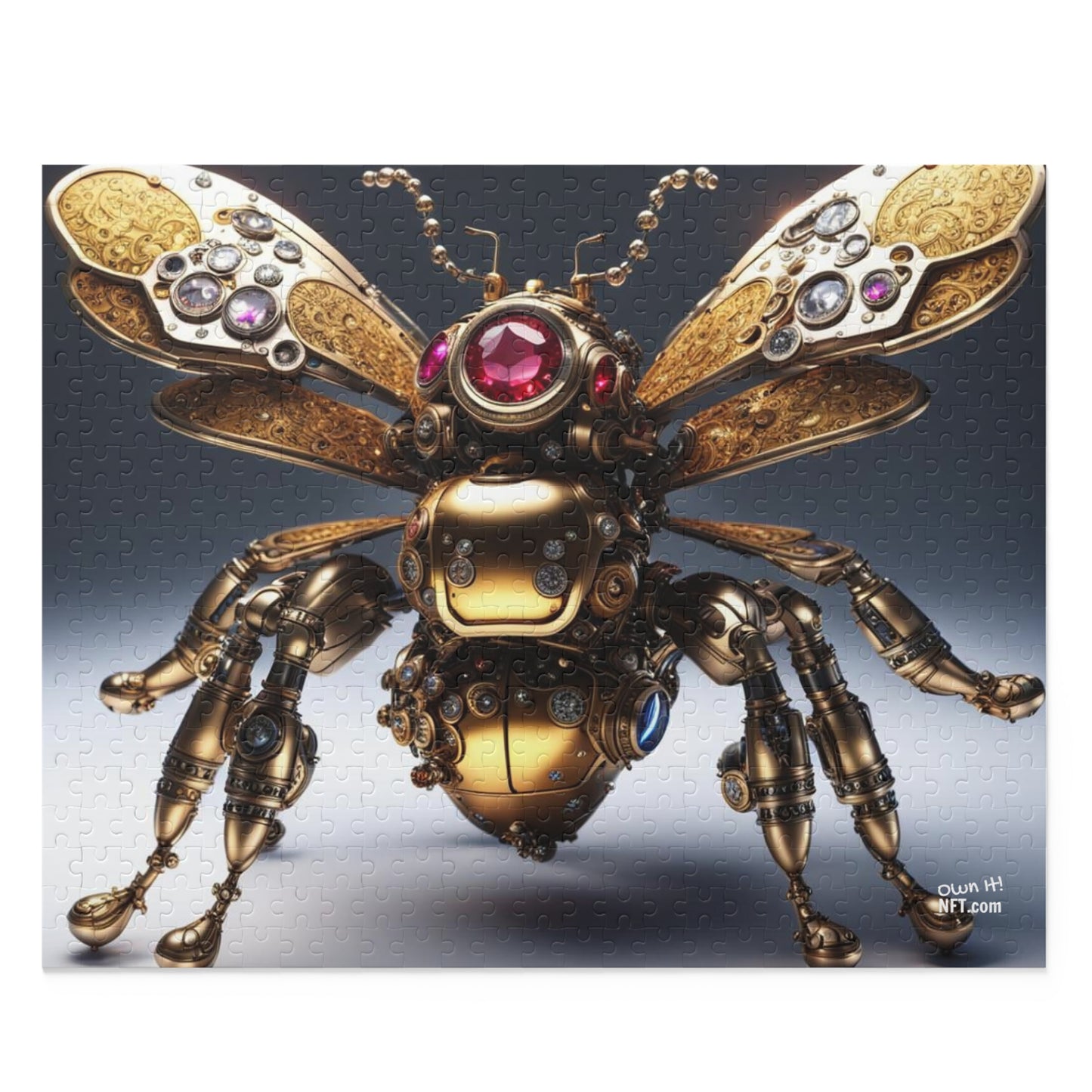 Steampunk Bumblebee NFT Art Collection Puzzle (120, 252, 500-Piece)