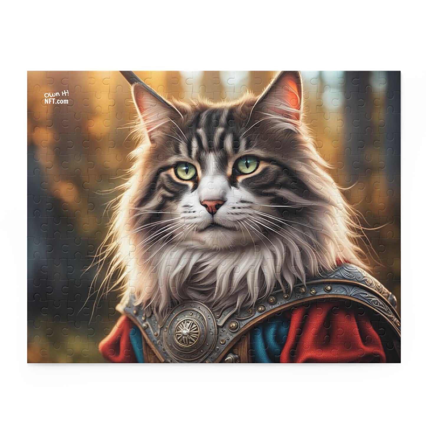 Viking Cat Profession NFT Art Collection Puzzle (120, 252, 500-Piece)