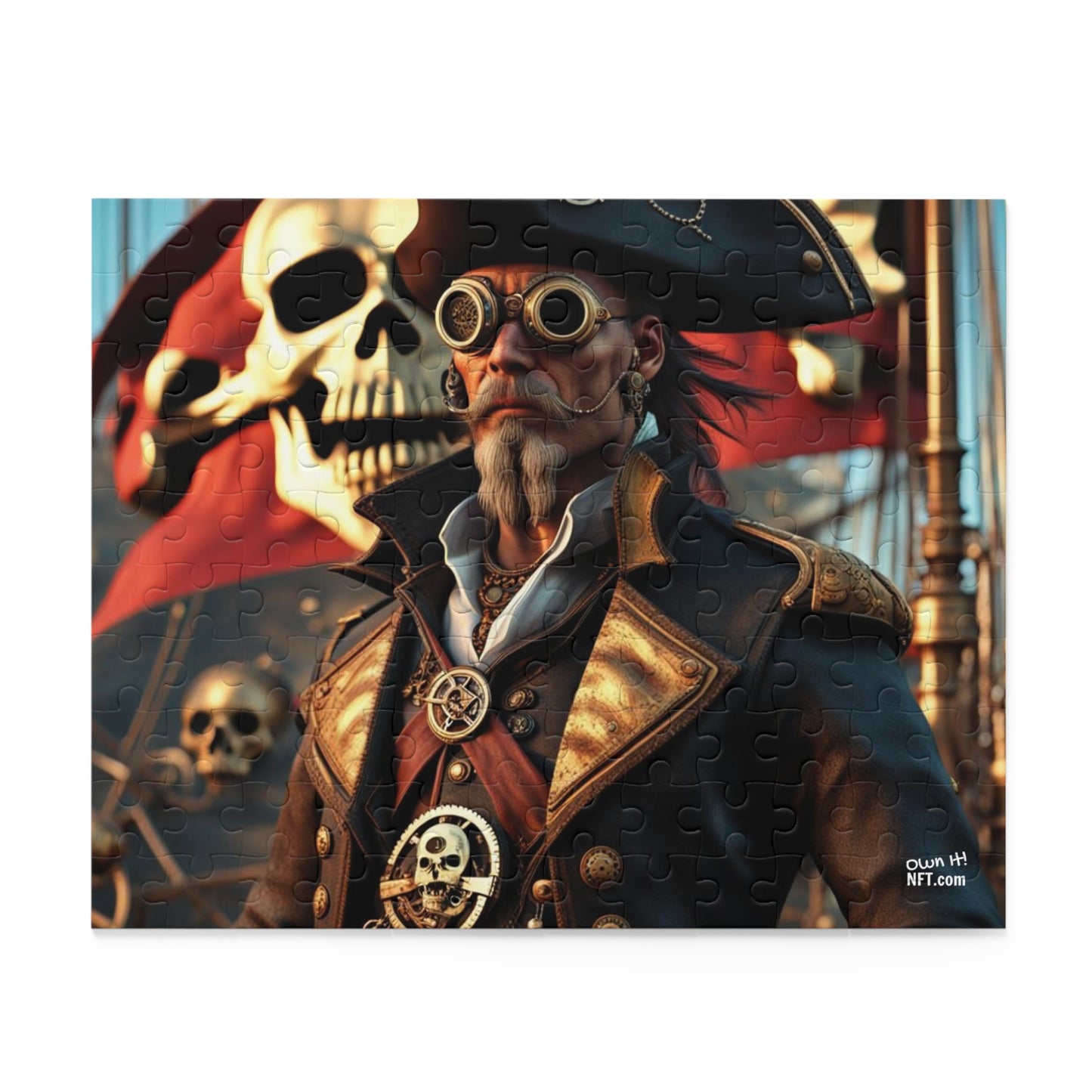 Steampunk Pirate NFT Art Collection Puzzle (120, 252, 500-Piece)