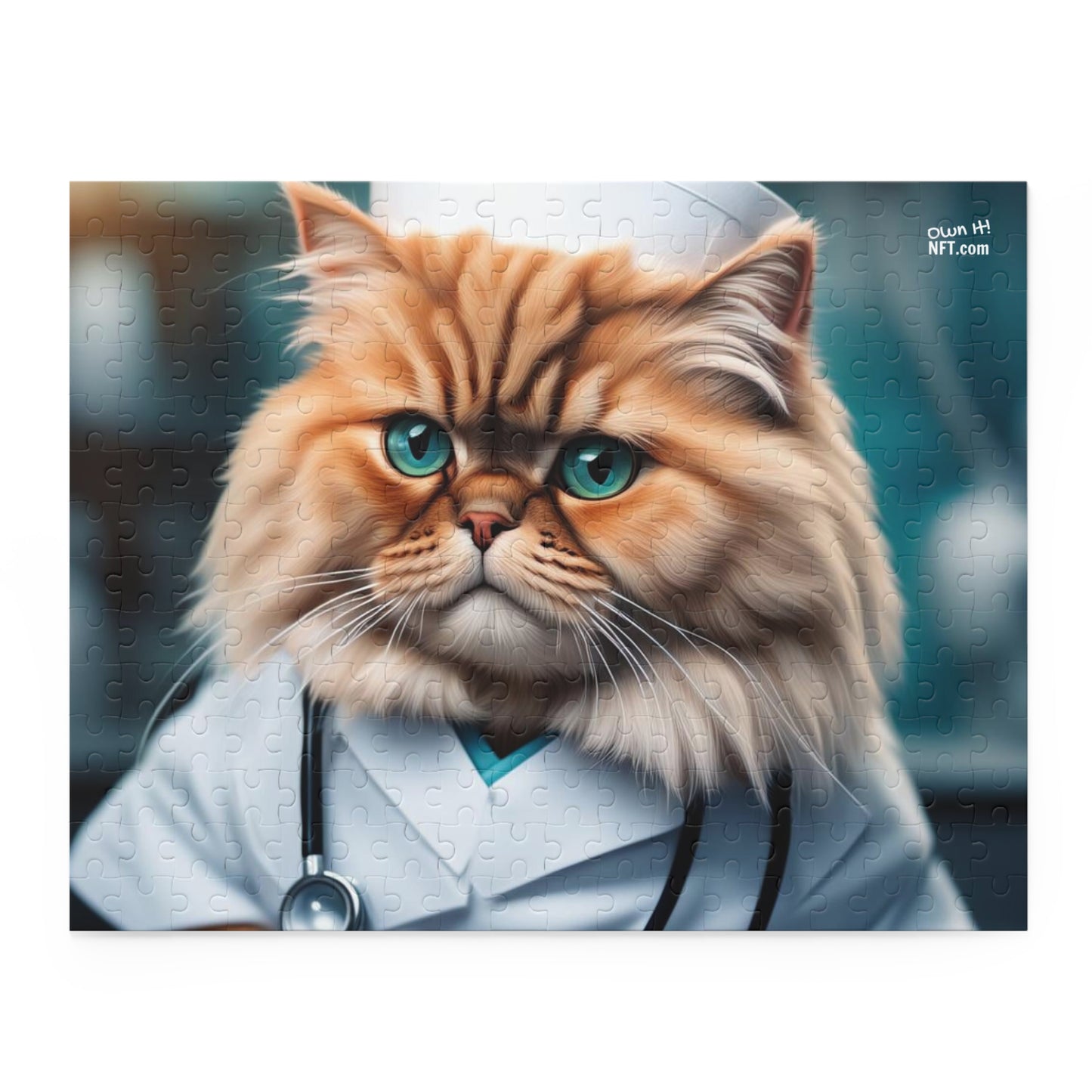 Nurse Cat Profession NFT Art Collection Puzzle (120, 252, 500-Piece)