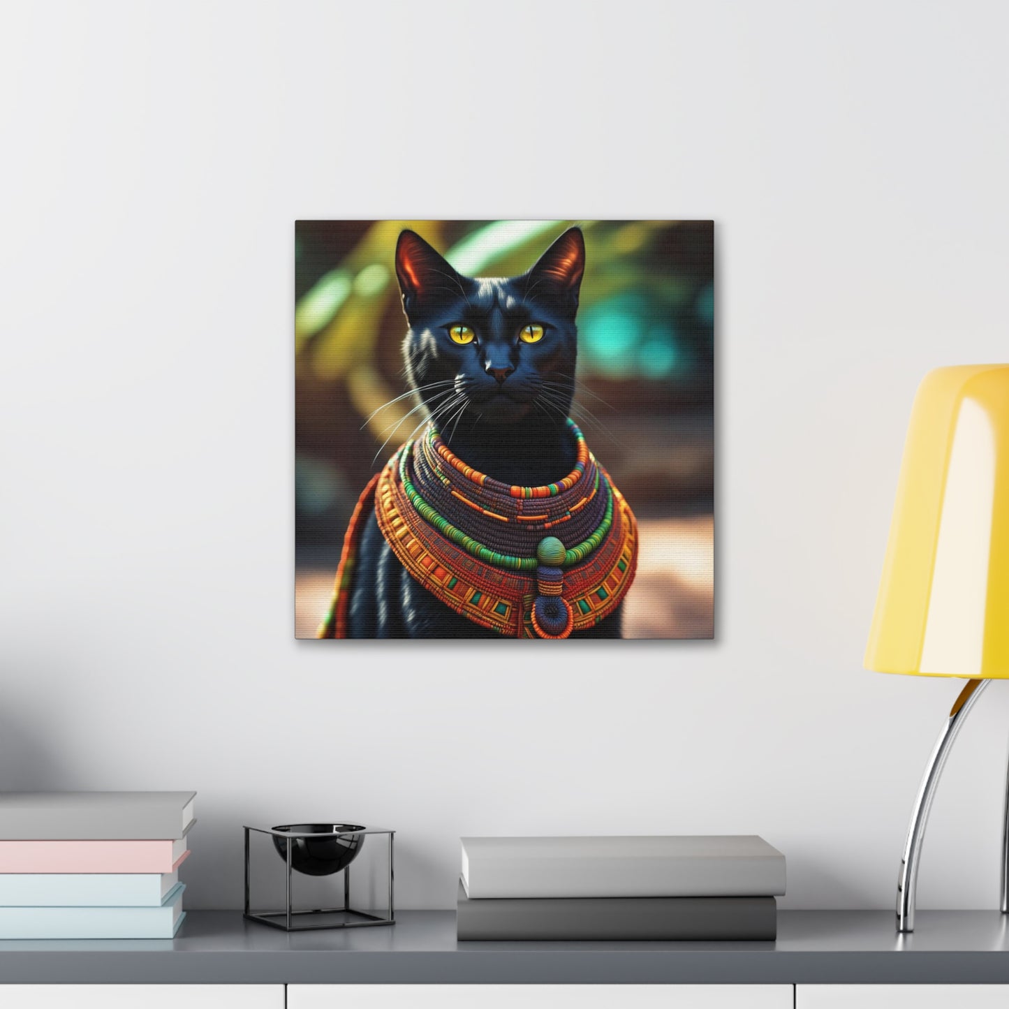 The African Chief Cat Profession NFT Art Canvas Gallery Wraps