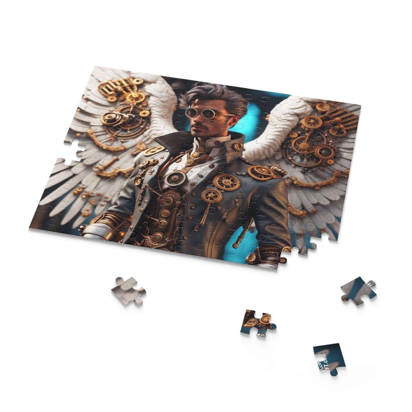 Steampunk Angel NFT Art Collection Puzzle (120, 252, 500-Piece)