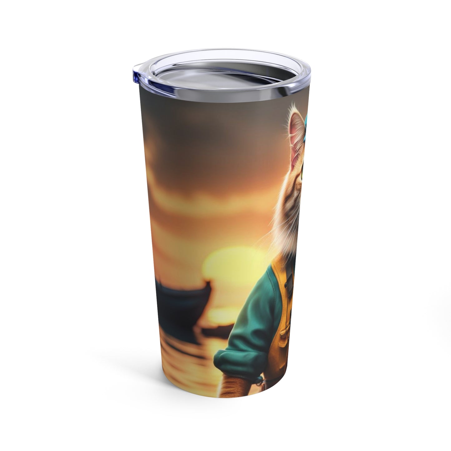 The Fisherman Cat Profession NFT Art Tumbler 20oz