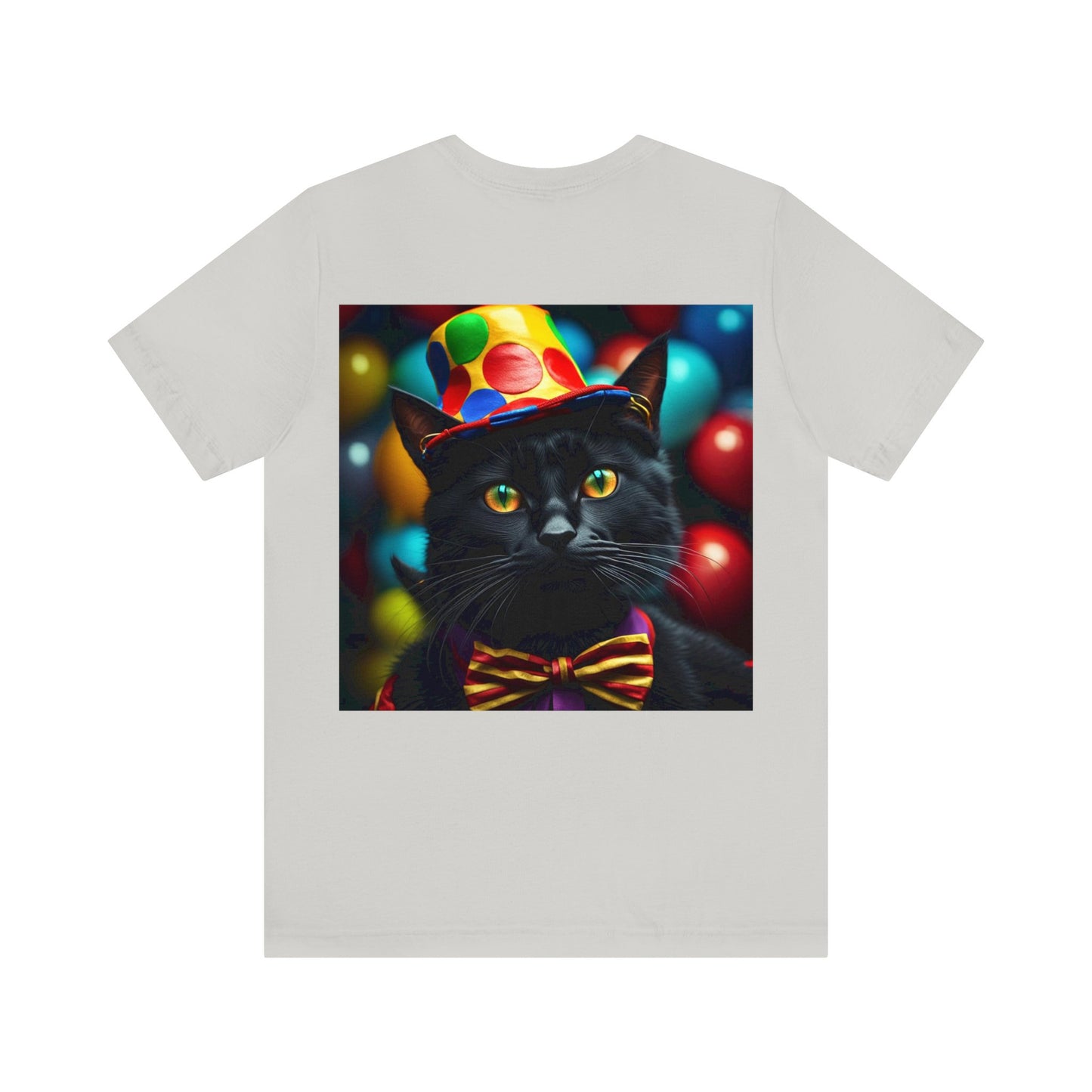 Circus Clown Cat Profession NFT Art Unisex Jersey Short Sleeve Tee