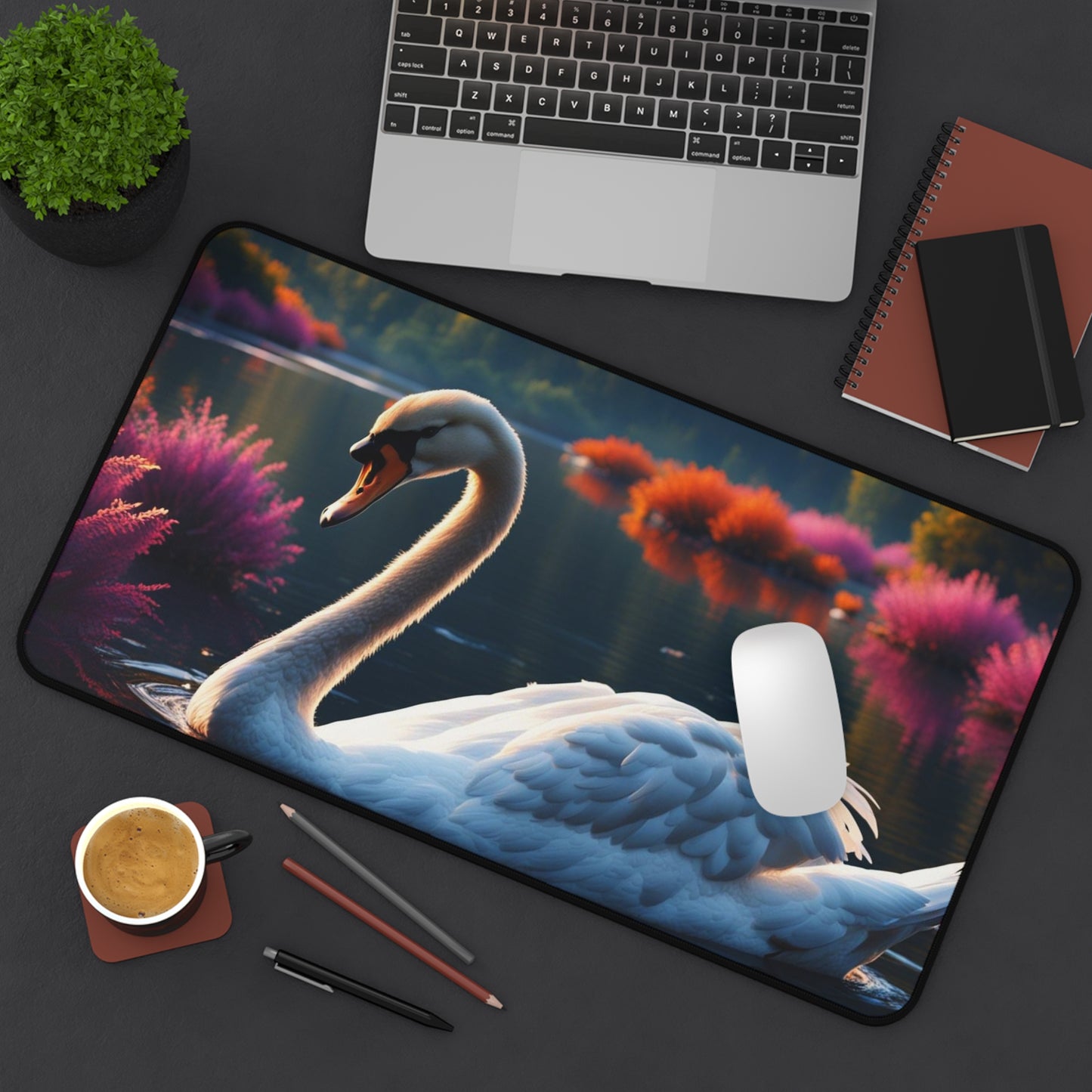 Swan Desk Mat