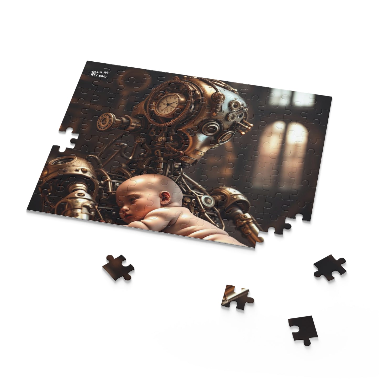 Steampunk Guardian NFT Art Collection Puzzle (120, 252, 500-Piece)