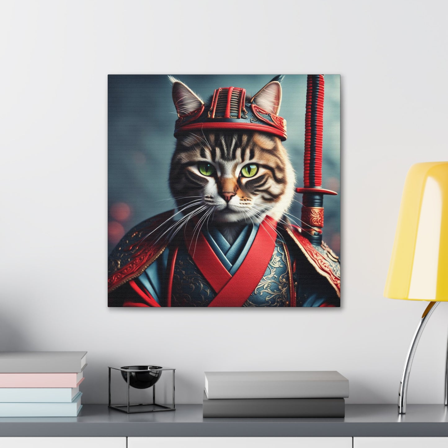 The Samurai Cat Profession NFT Art Canvas Gallery Wraps