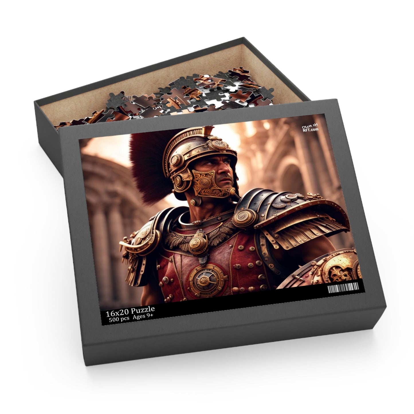 Steampunk Legionary NFT Art Collection Puzzle (120, 252, 500-Piece)