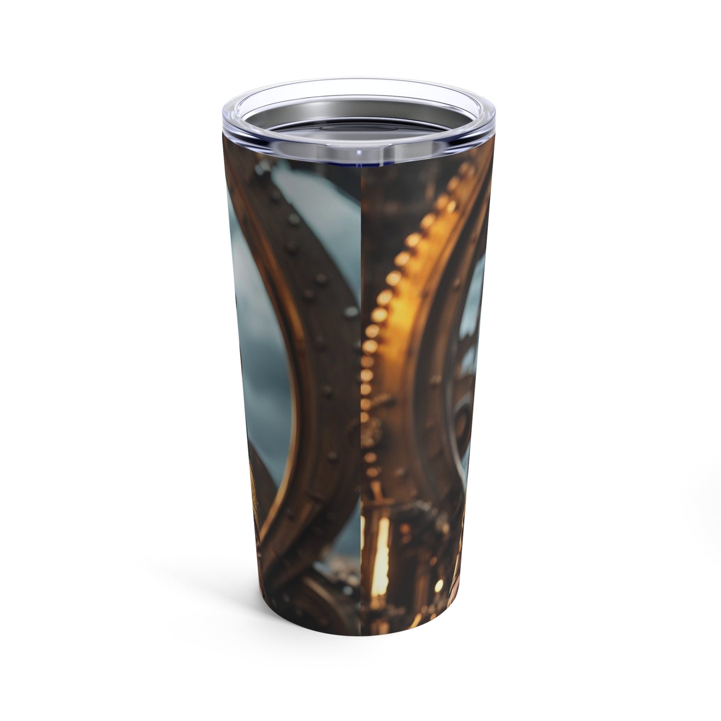 Steampunk Norse God Loki NFT Art Tumbler 20oz