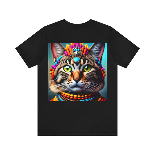 India Princess Cat Profession NFT Art Unisex Jersey Short Sleeve Tee