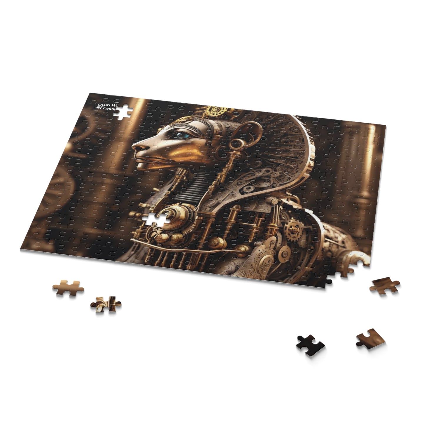 Steampunk Sphinx NFT Art Collection Puzzle (120, 252, 500-Piece)