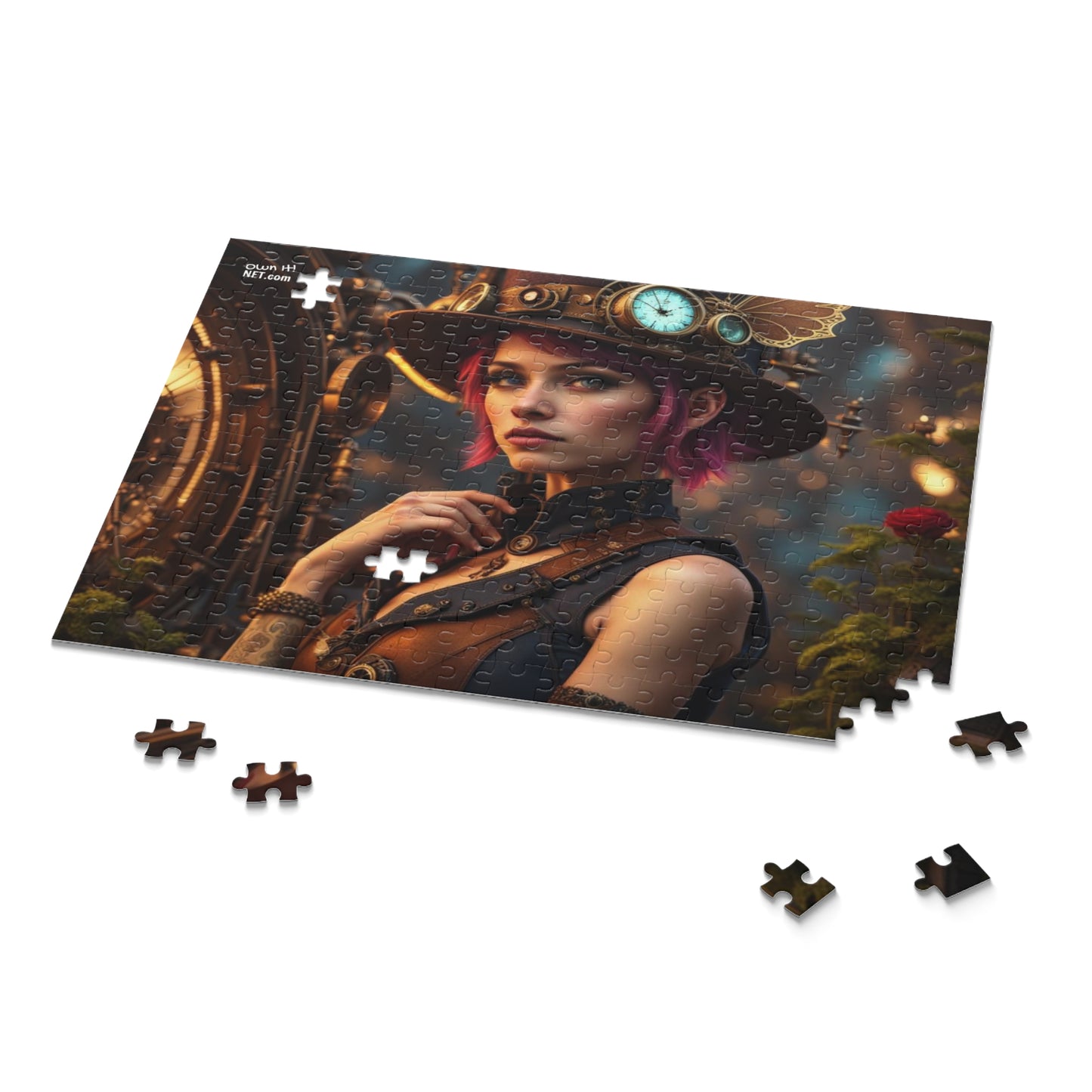 Steampunk Pixie NFT Art Collection Puzzle (120, 252, 500-Piece)