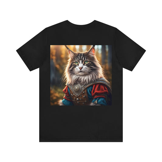 Viking Cat Profession NFT Art Unisex Jersey Short Sleeve Tee