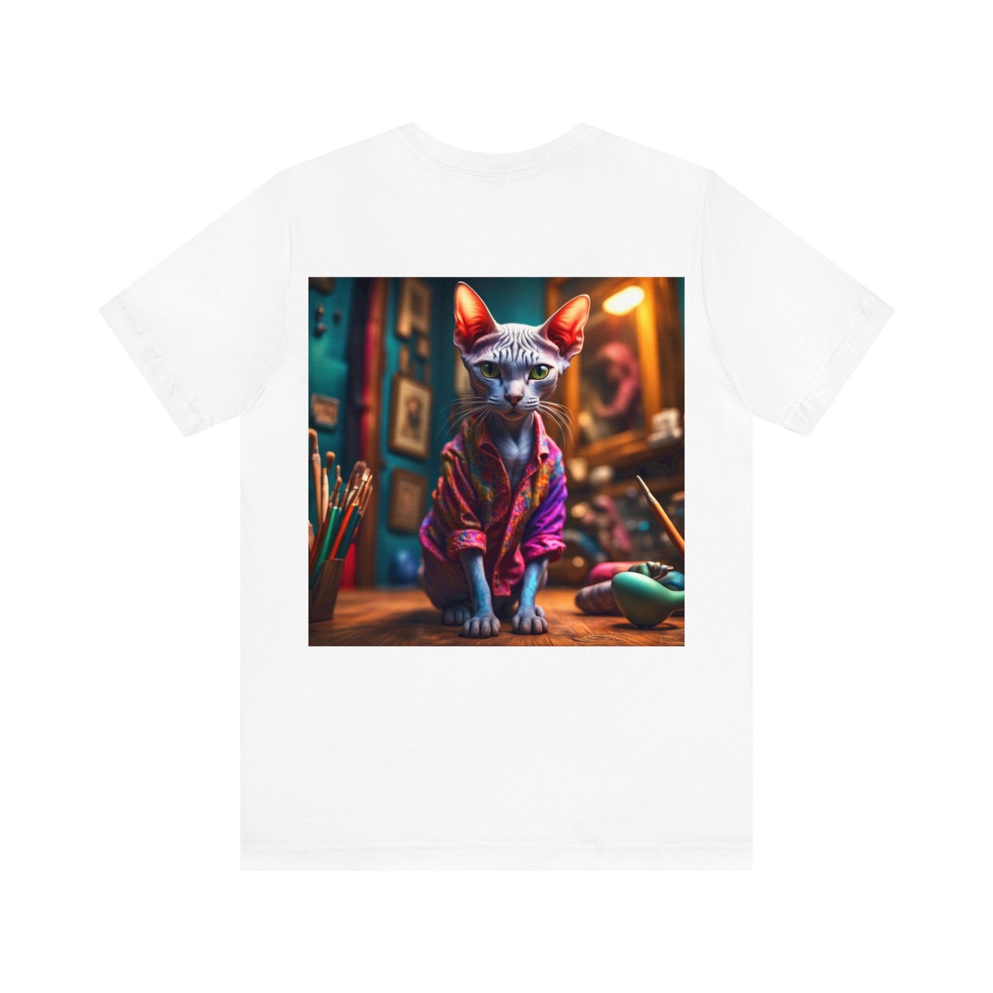 Artist Cat Profession NFT Art Unisex Jersey Short Sleeve Tee