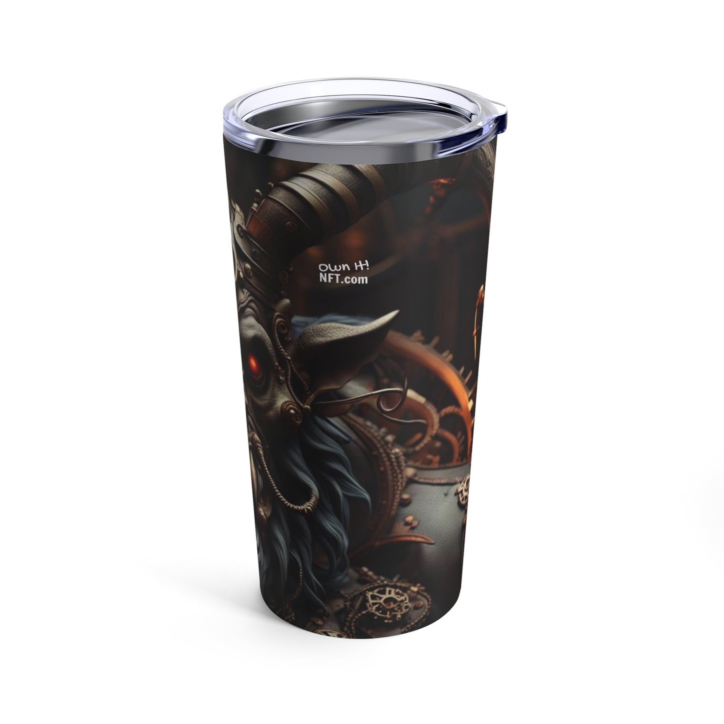 Steampunk Krampus NFT Art Tumbler 20oz