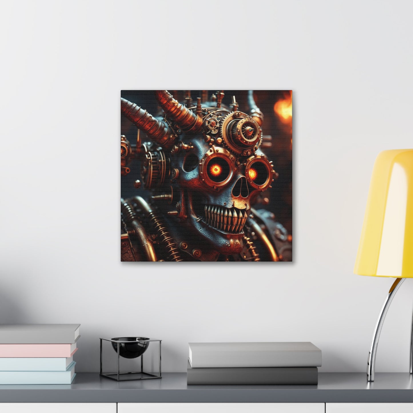 Steampunk Devil NFT Art Canvas Gallery Wraps