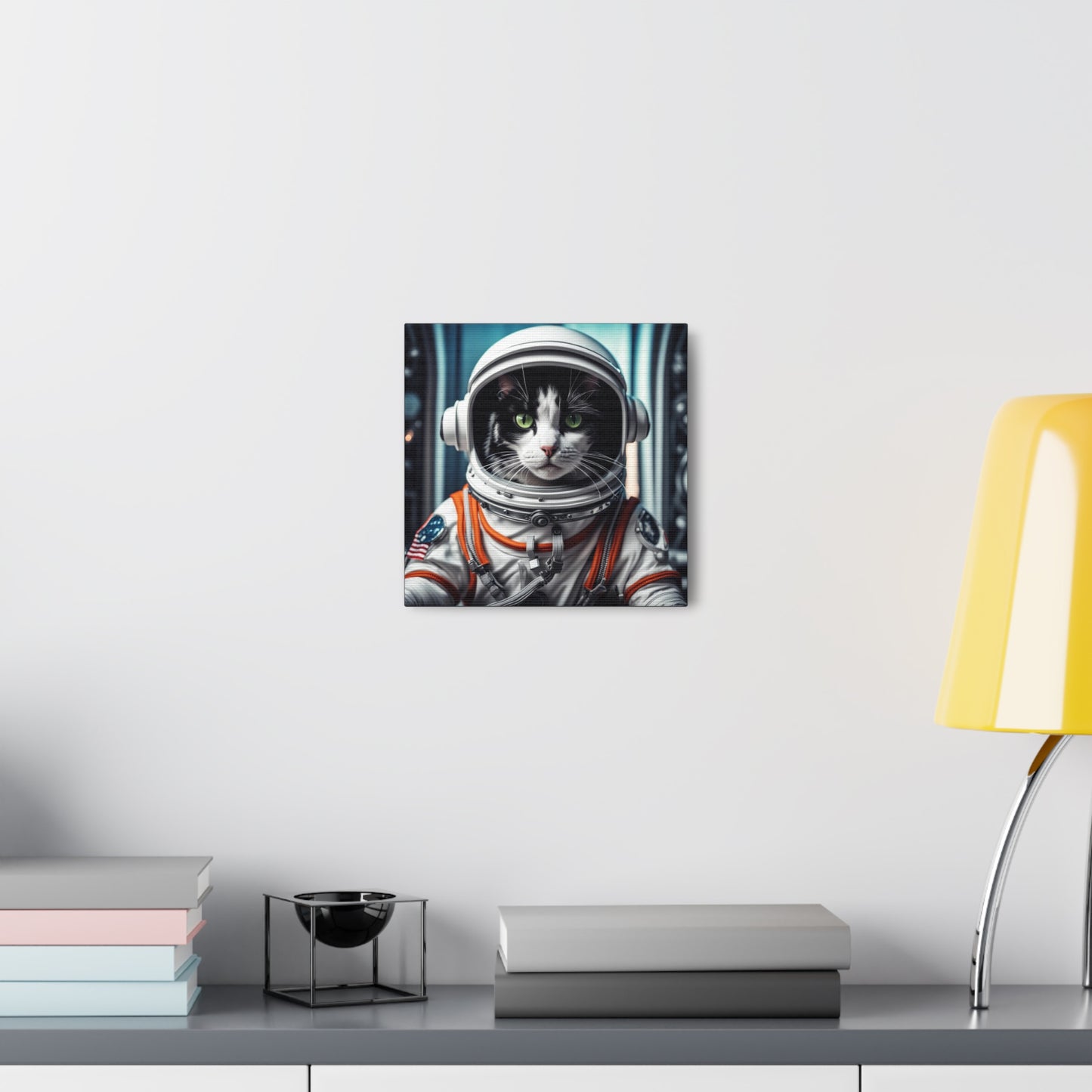 The Astronaut Cat Profession NFT Art Canvas Gallery Wraps