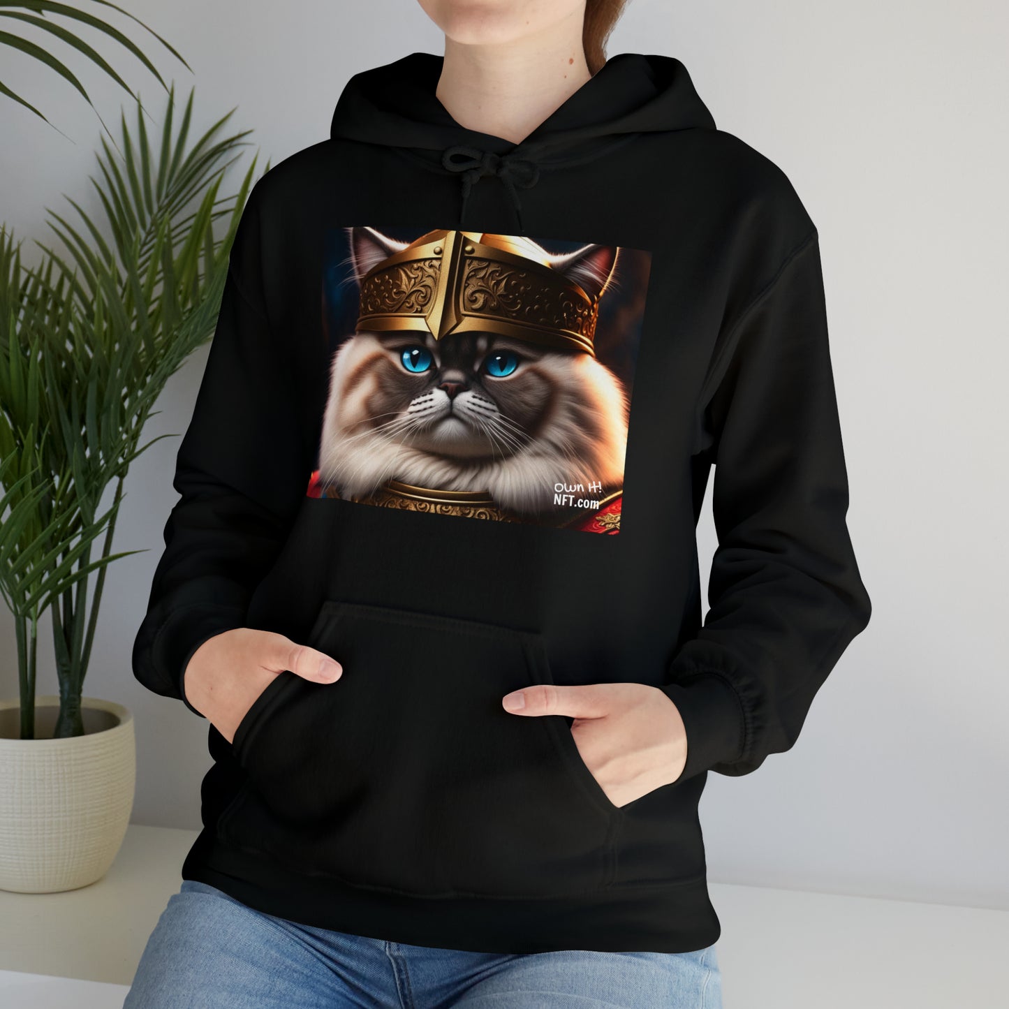 The King of the Cats Profession NFT Art Unisex Heavy Blend™ Hooded Sweatshirt