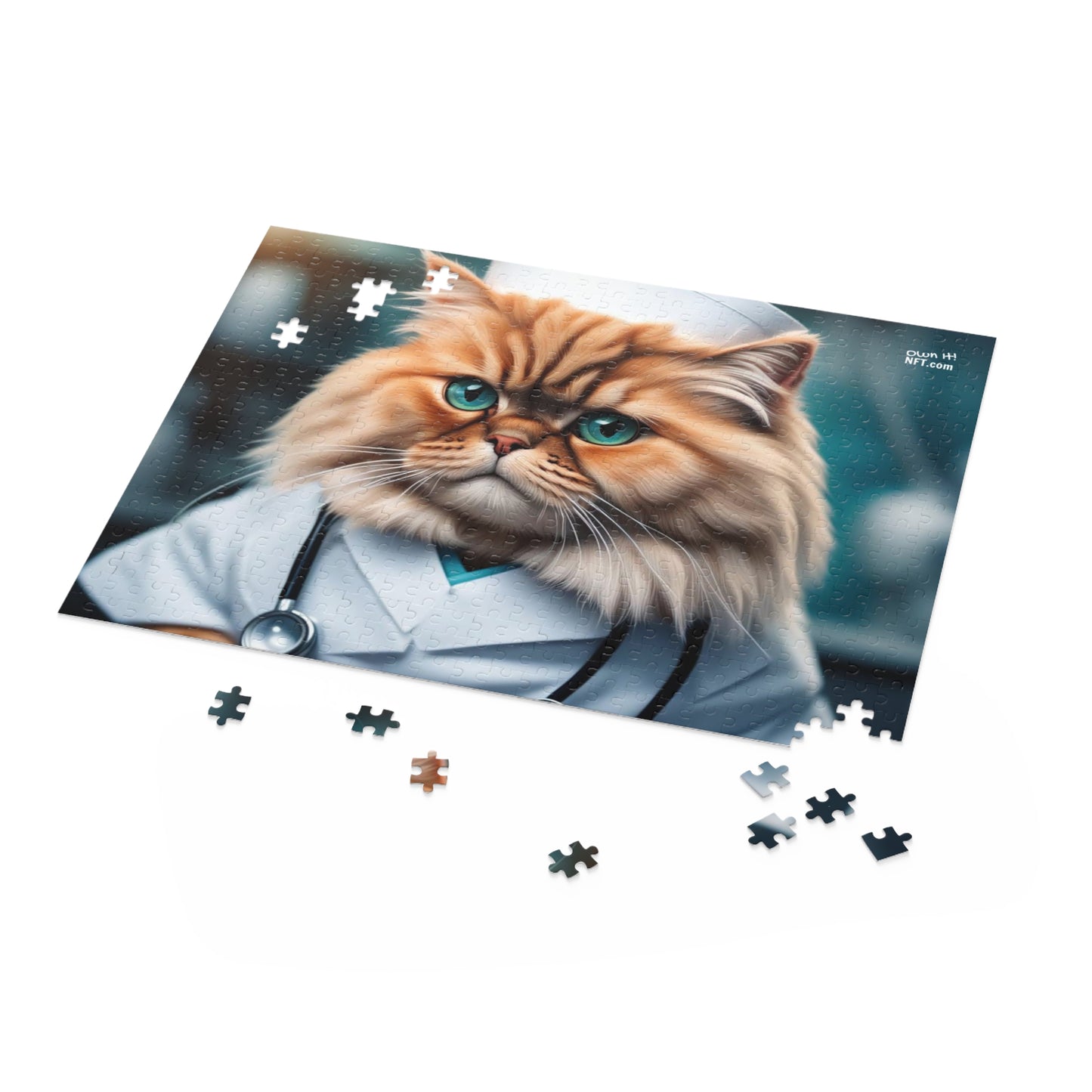 Nurse Cat Profession NFT Art Collection Puzzle (120, 252, 500-Piece)