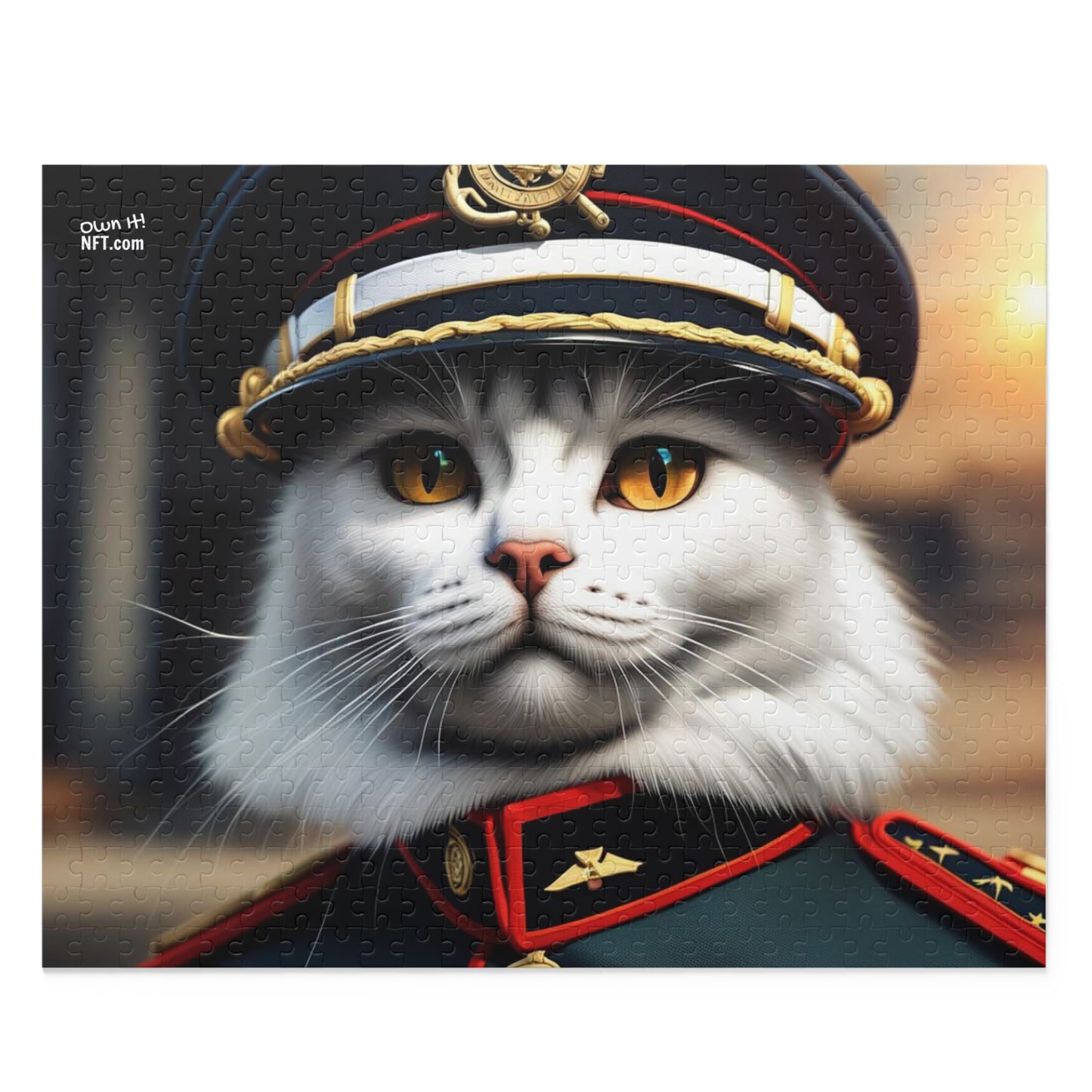 Officer Cat Profession NFT Art Collection Puzzle (120, 252, 500-Piece)