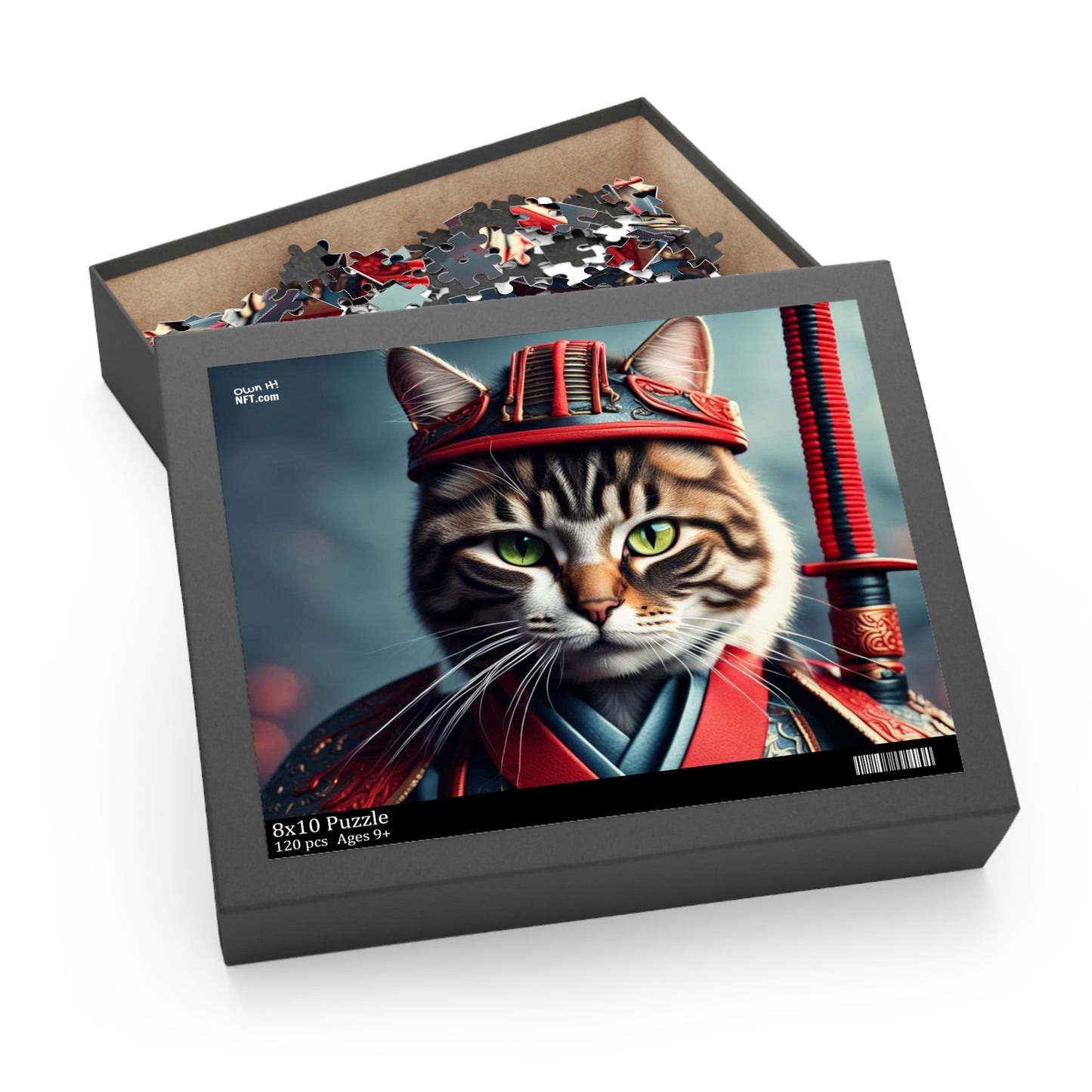 Samurai Cat Profession NFT Art Collection Puzzle (120, 252, 500-Piece)