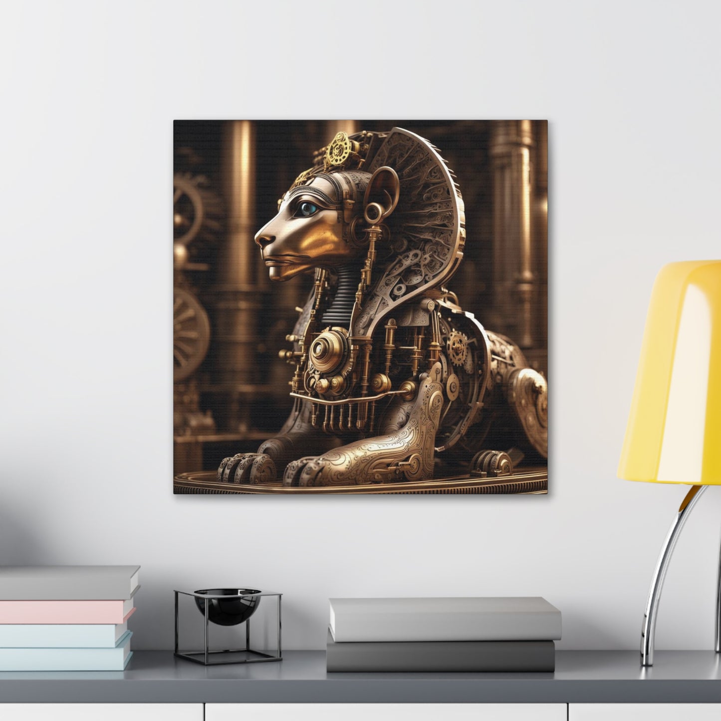 Steampunk Sphinx NFT Art Canvas Gallery Wraps