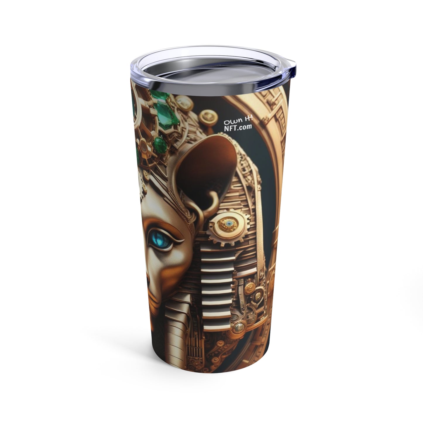 Steampunk Lioness NFT Art Tumbler 20oz