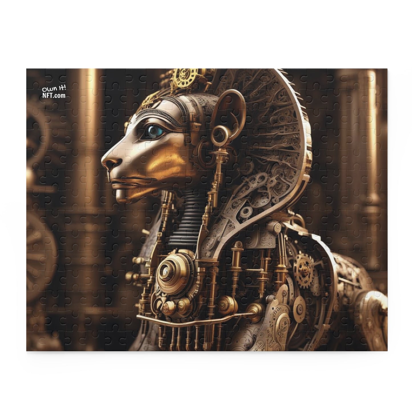 Steampunk Sphinx NFT Art Collection Puzzle (120, 252, 500-Piece)